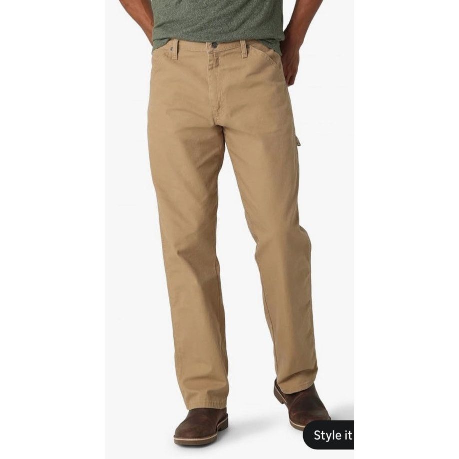 Wrangler Wrangler Men's Classic Carpenter Jeans in Acorn, 34x29 Size US 34 / EU 50 - 1 Thumbnail