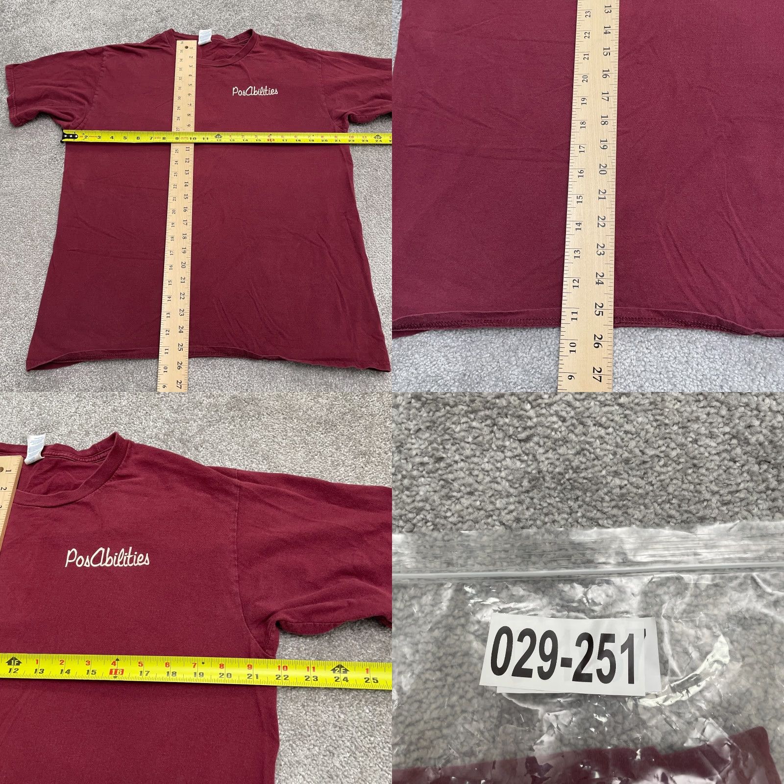 Port & Company Port & Company T-Shirt Mens Large Red Crew Neck Short Sleeve Solid Casual Tee Size US L / EU 52-54 / 3 - 8 Thumbnail