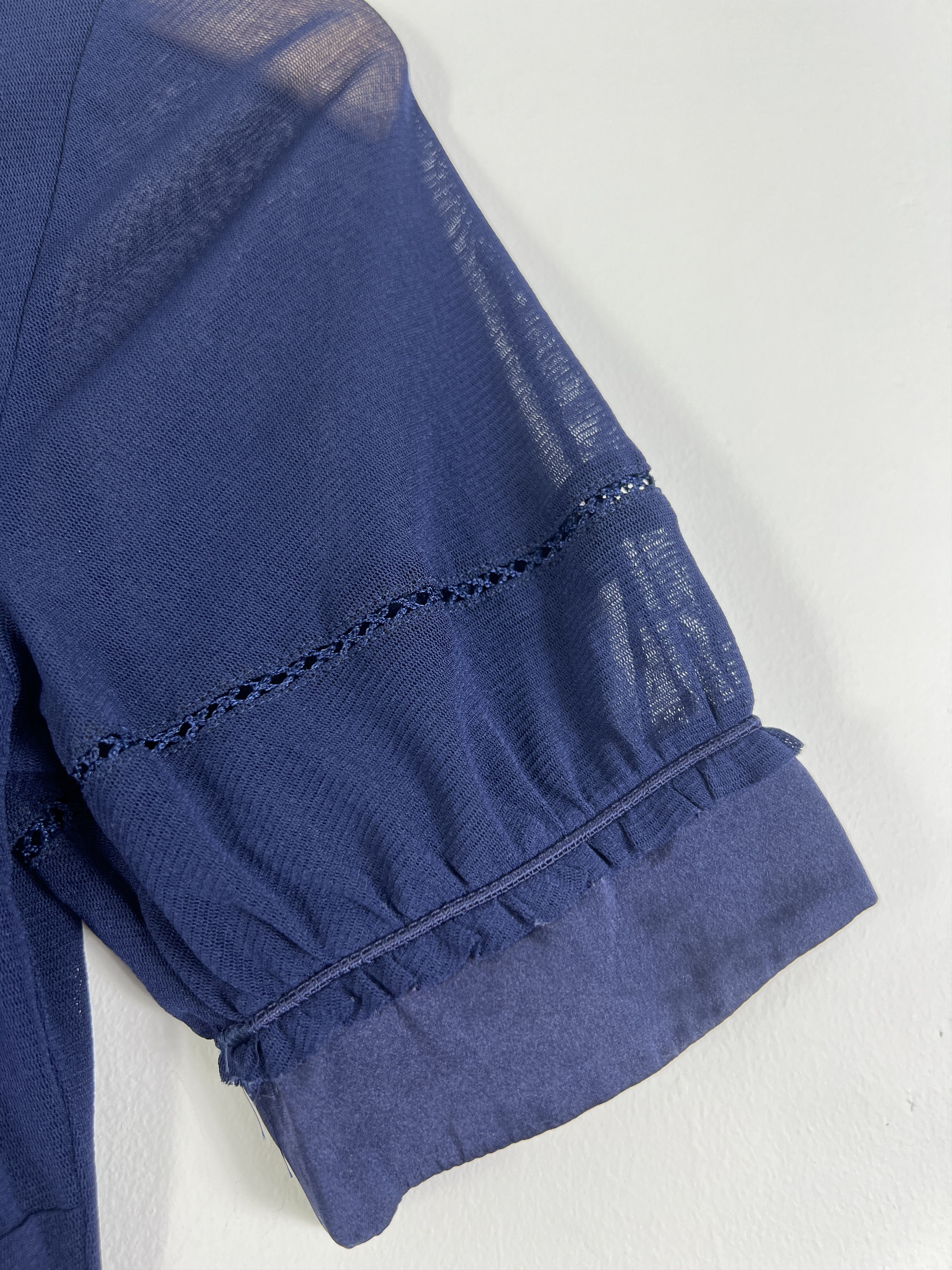 Vivienne Tam VIVIENNE TAM Nylon Silk Blouse (0) GTMP196 Size XS / US 0-2 / IT 36-38 - 3 Thumbnail