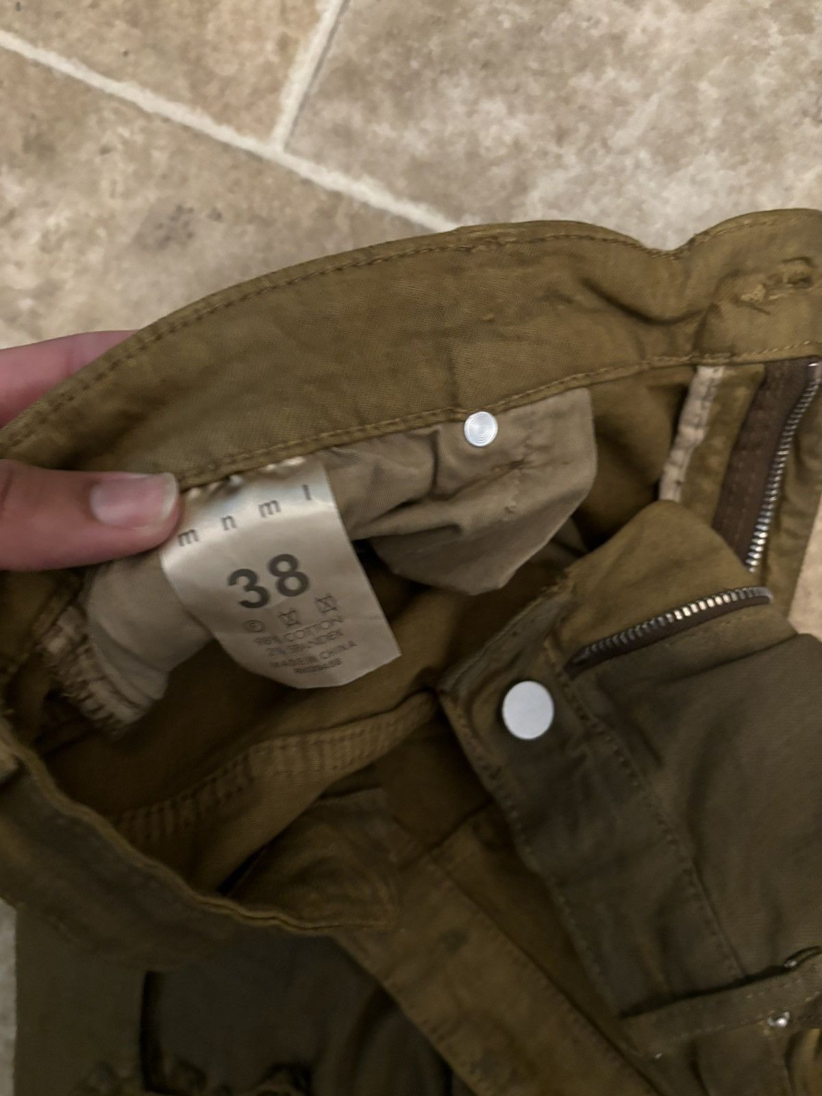 MNML Brown destroyed mnml skinny pants Size US 38 / EU 54 - 3 Thumbnail