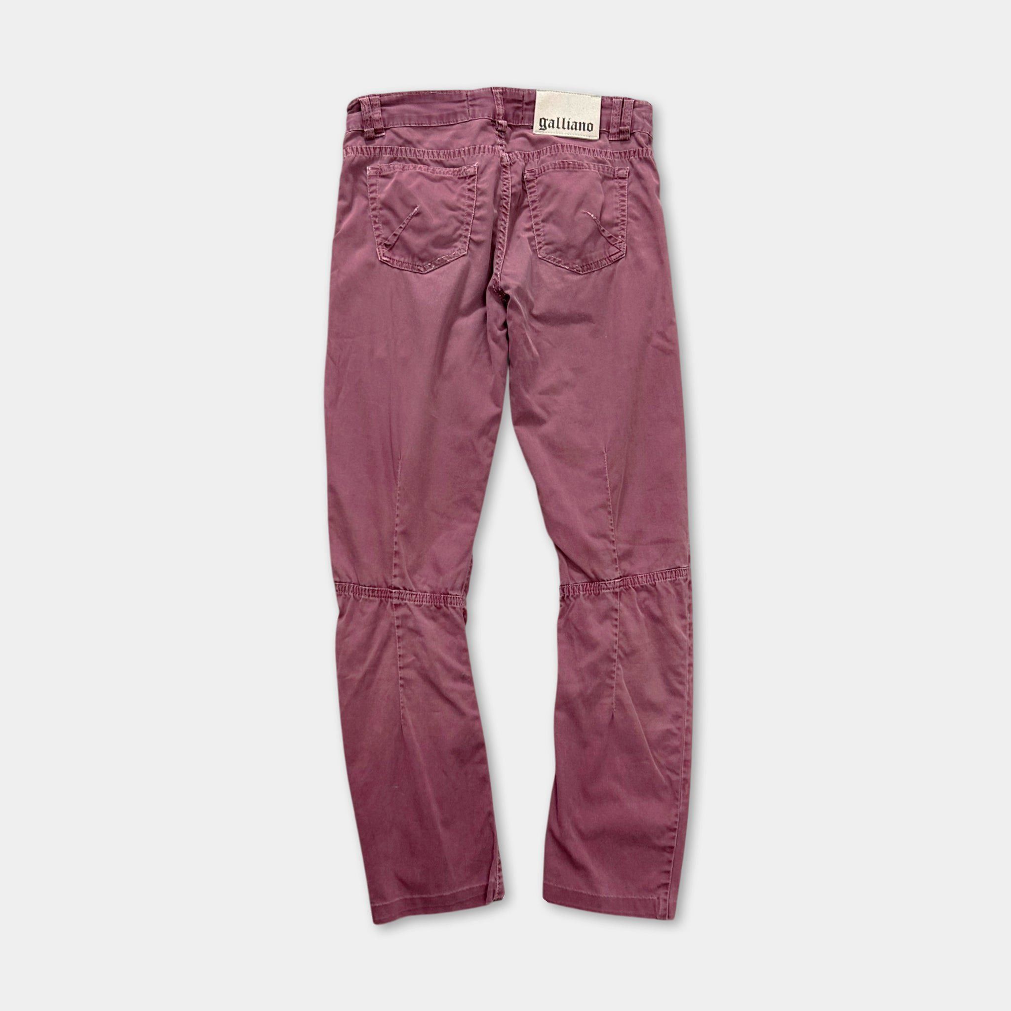John Galliano Galliano 2000s Pink Pants Size US 26 / EU 42 - 4 Thumbnail