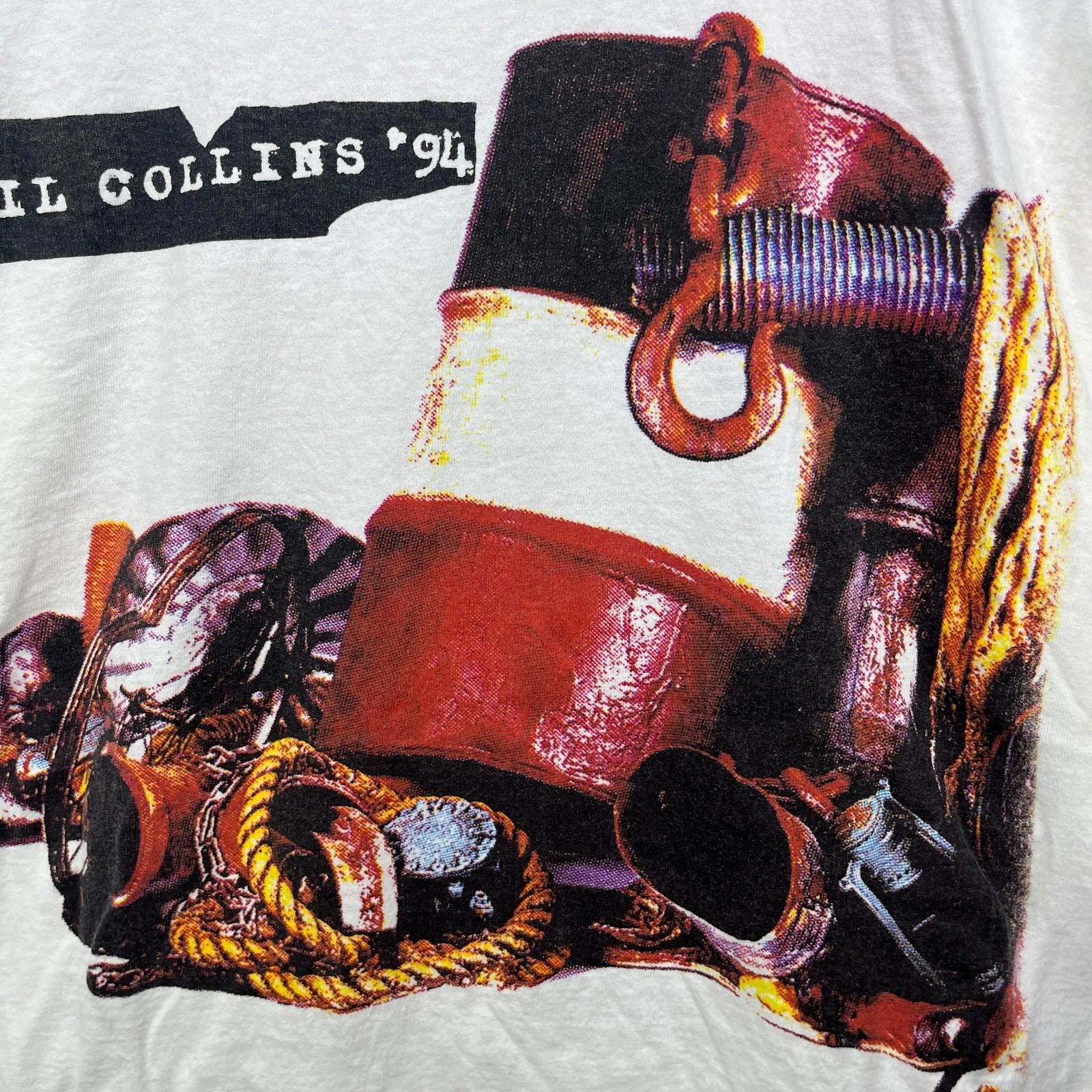 Brockum Vintage 1994 Phil Collins Brockum Tour T Shirt Large Concert Size US L / EU 52-54 / 3 - 7 Thumbnail