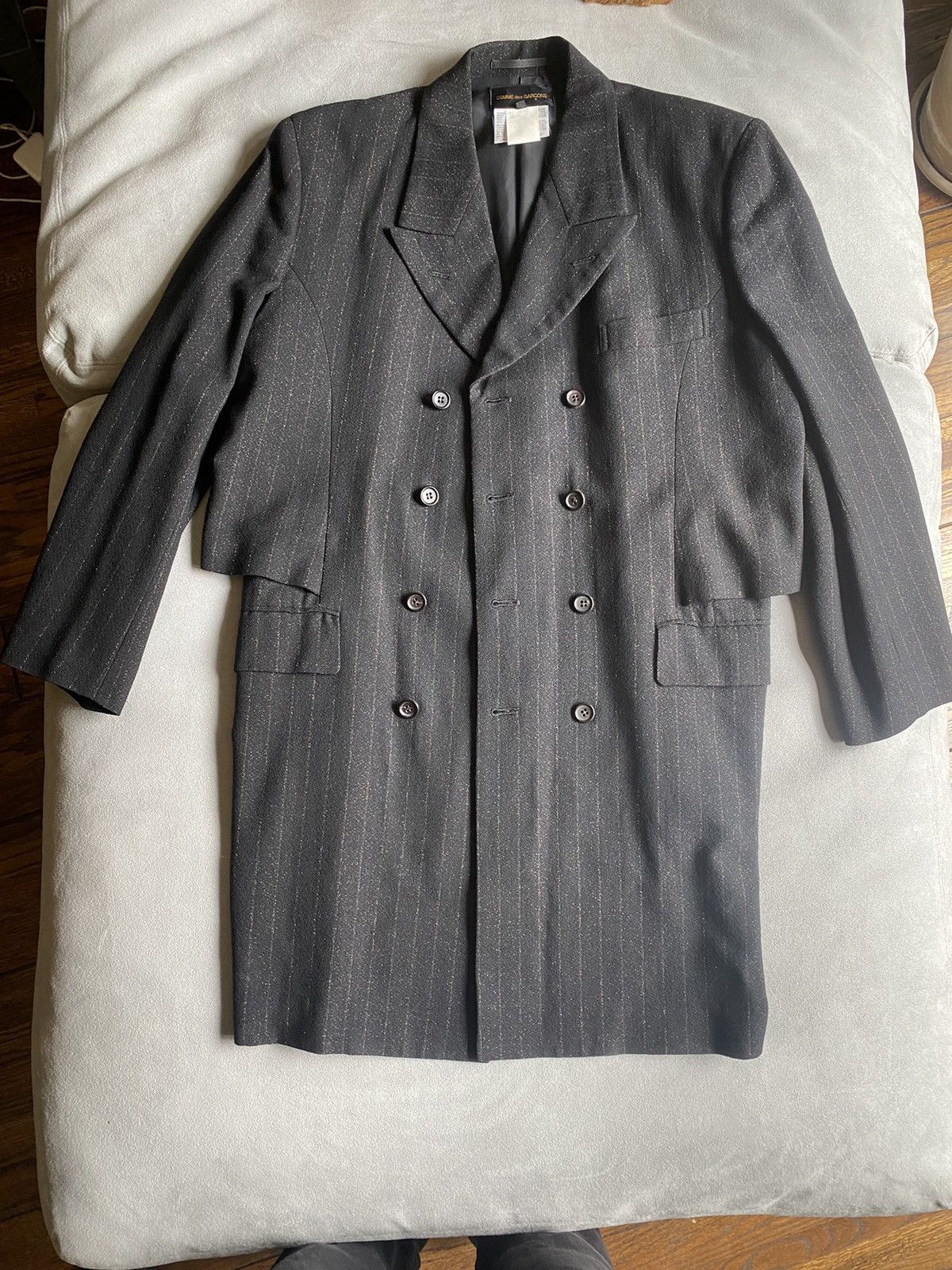 Comme des Garcons CDG double breasted wool coat Size US M / EU 48-50 / 2 - 1 Thumbnail
