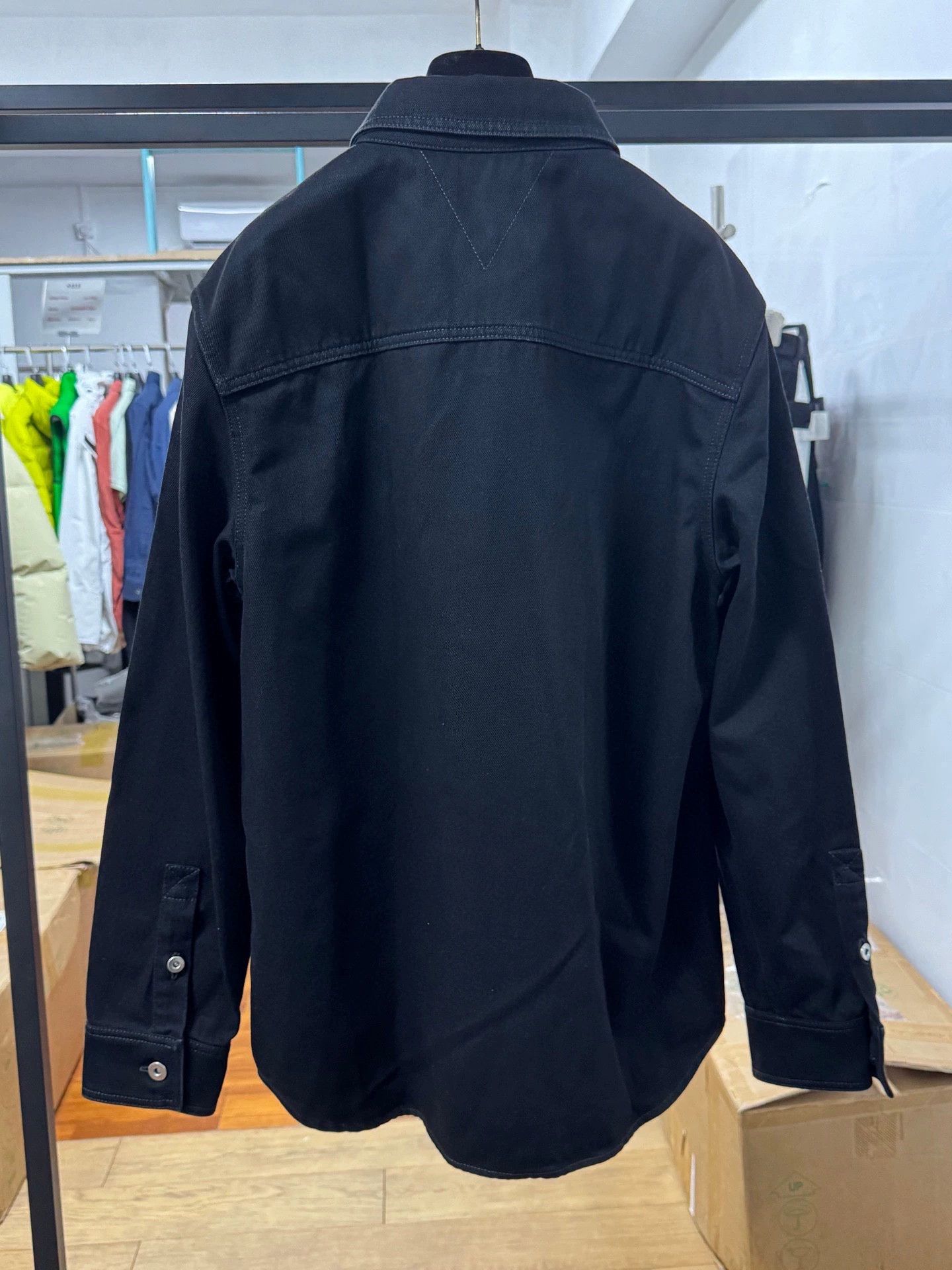 Bottega Veneta black cotton denim jacket for men Size US L / EU 52-54 / 3 - 4 Thumbnail