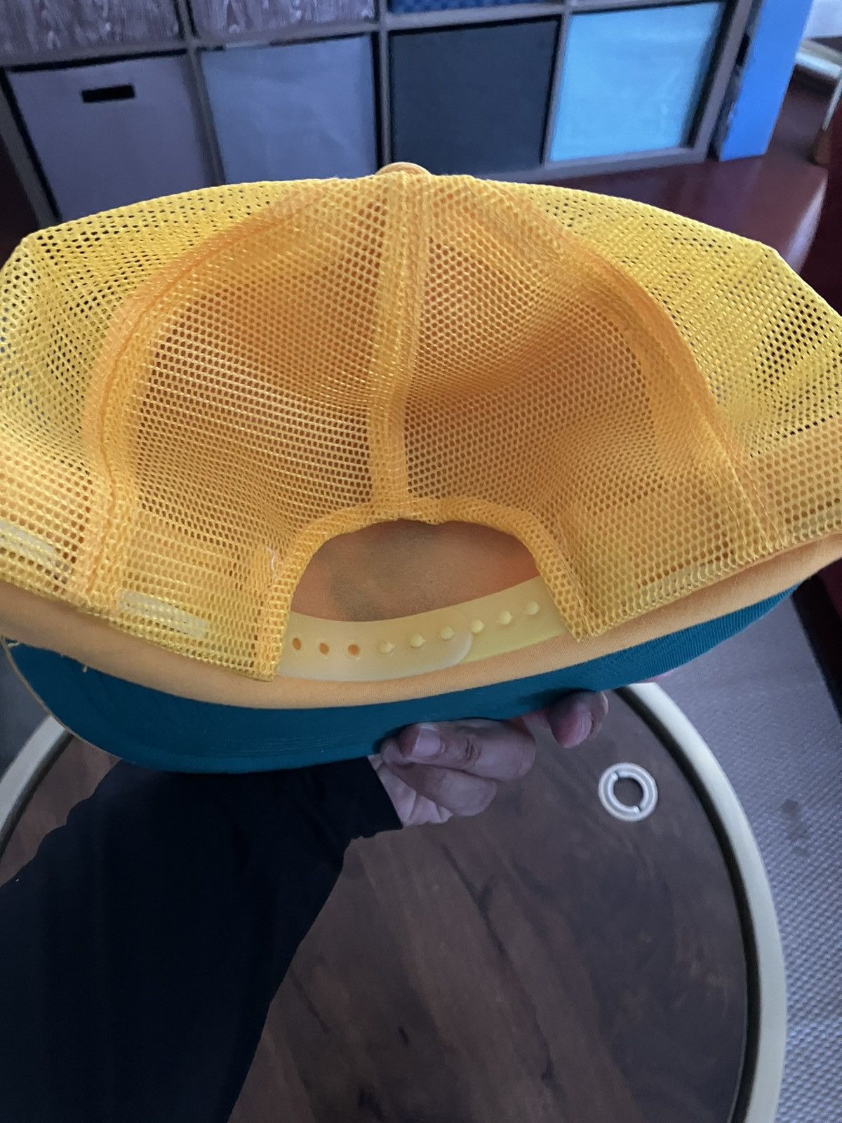 Vintage Vintage 80s Michael Jackson Thriller Yellow Rope Trucker Hat Size ONE SIZE - 3 Thumbnail