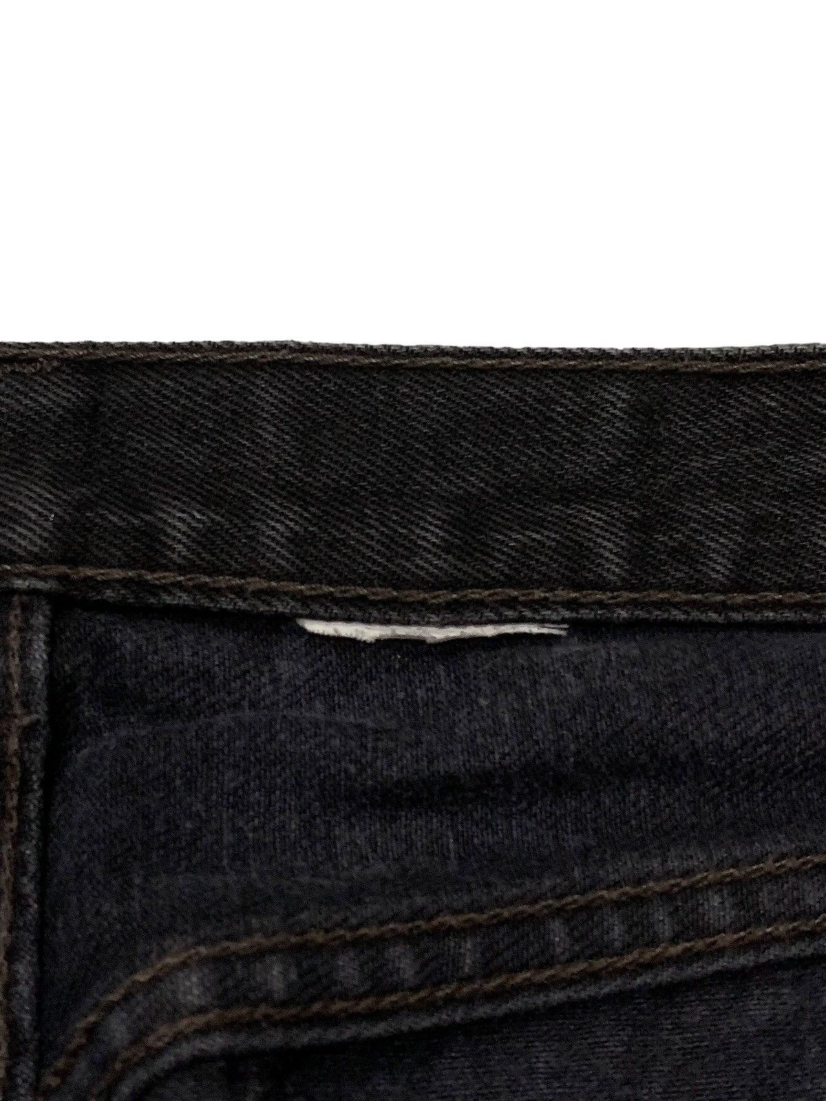 Japanese Brand Levis Baggy Y2k Balenciaga Wide Leg Style Distressed (AC38) Size US 31 - 14 Thumbnail
