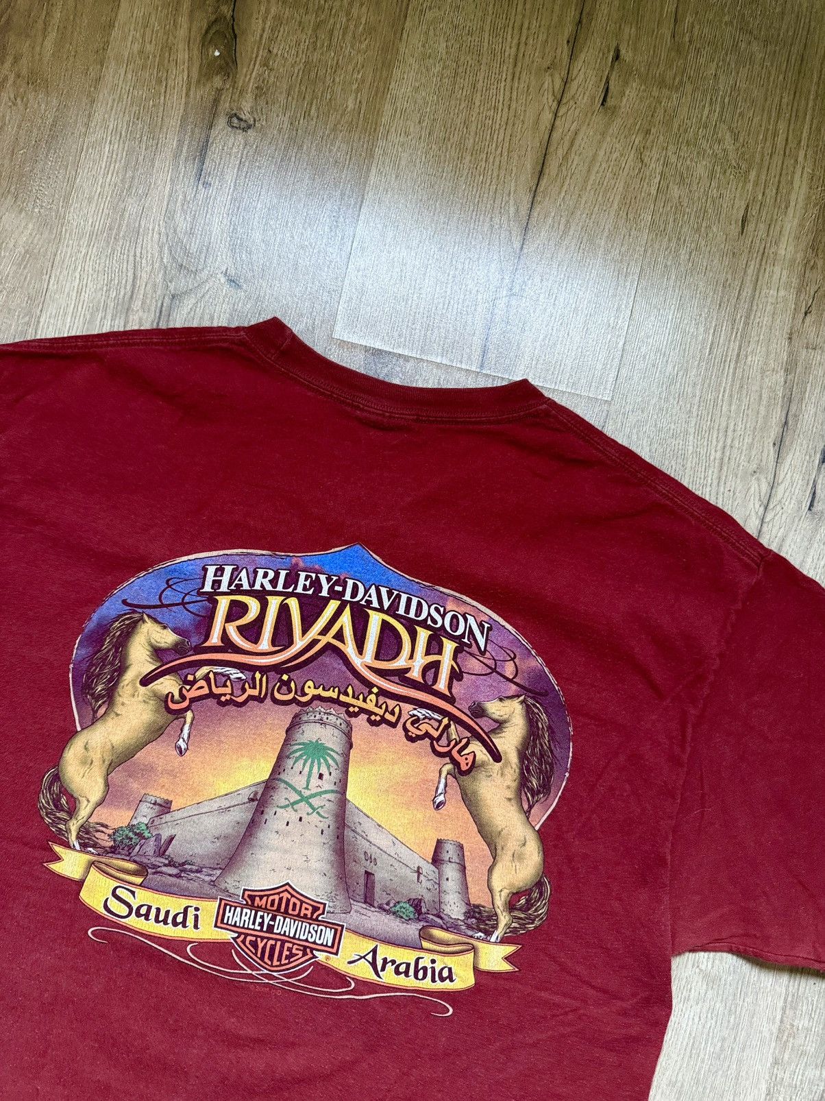 Vintage Harley Davidson Saudi Arabia T-Shirt