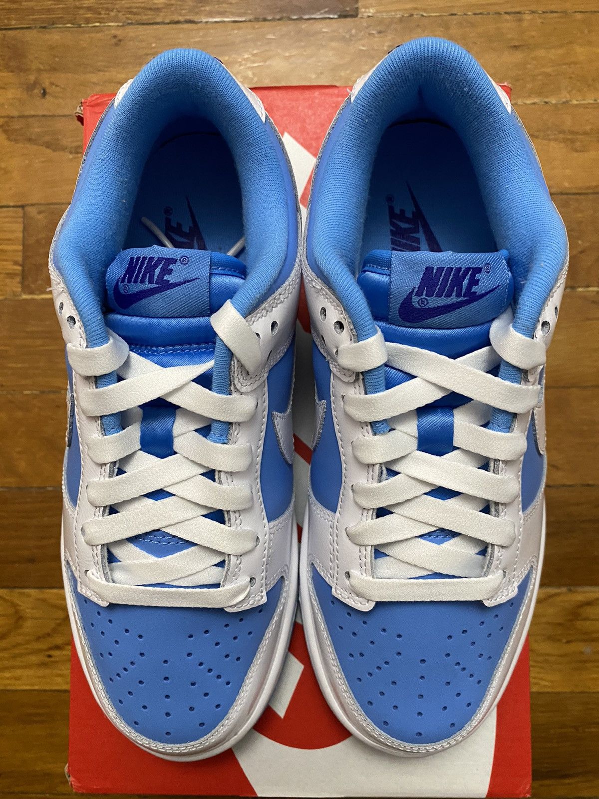 Nike Size 5.5W / 4M - Nike Dunk Low University Blue UNC Blue Size US 5.5 / IT 35.5 - 4 Thumbnail