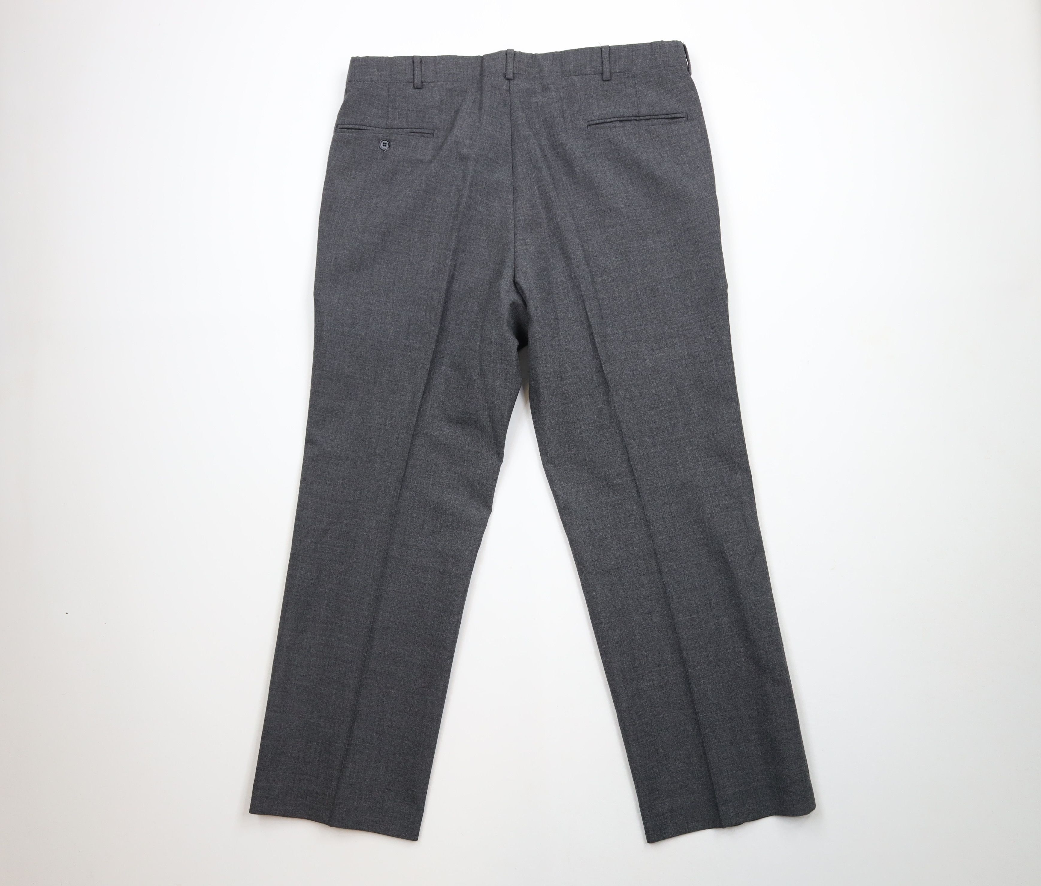 Vintage Vintage 90s Streetwear Wide Leg Chino Pants Heather Gray USA Size US 38 / EU 54 - 10 Thumbnail