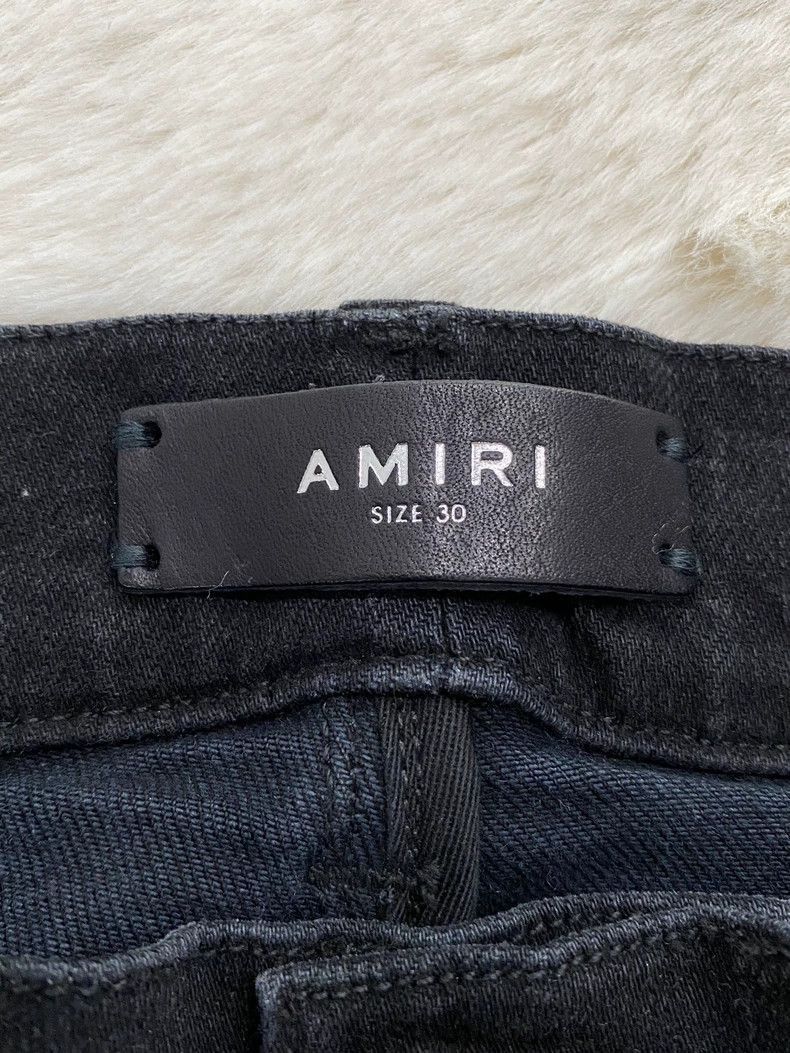 Amiri Amiri Black and Blue Paisley Denim Pants-2506 Size US 30 / EU 46 - 2 Thumbnail