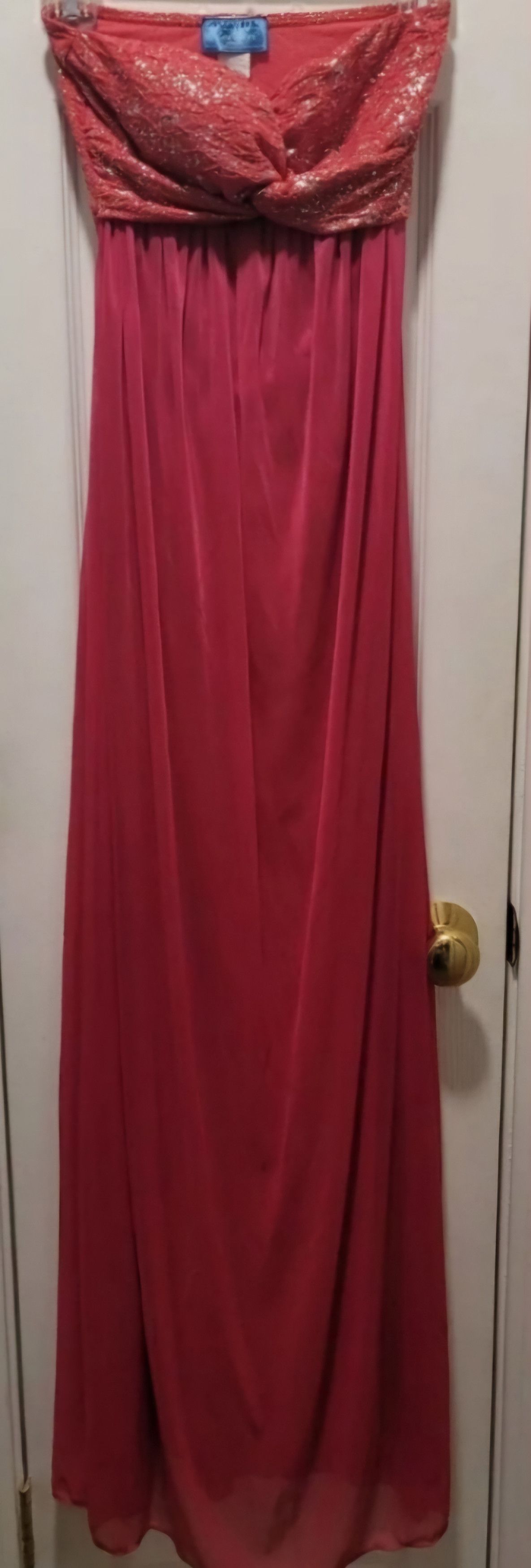 Other NWOT Carolina Collection Pink Strapless Knot Maxi Dress S Size S / US 4 / IT 40 - 1 Thumbnail