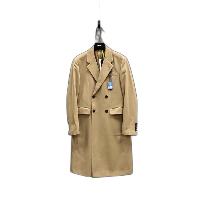 Prada Prada Khaki Double-Breasted Overcoat Size US L / EU 52-54 / 3 - 1 Thumbnail