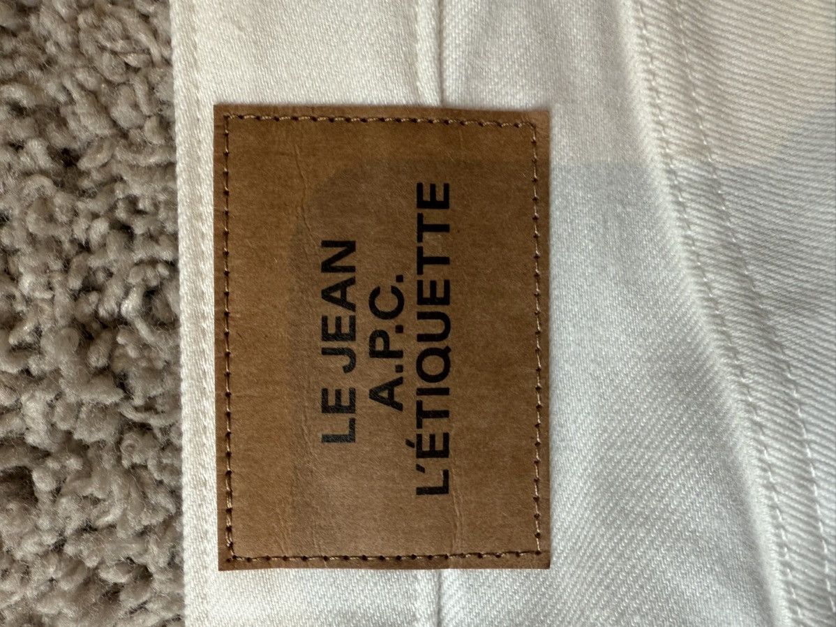 A.P.C. A.P.C FOR L'ETIQUETTE - LE JEAN, white denim Size US 32 / EU 48 - 2 Thumbnail