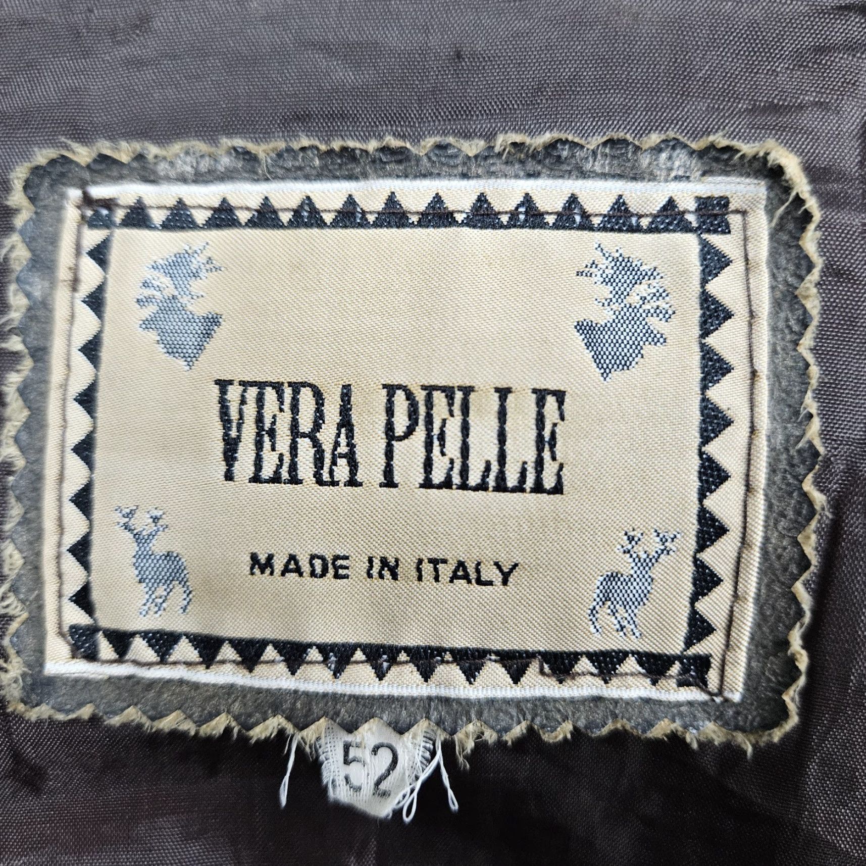 Vera Pelle Vera Pelle Leather Jacket Brown Button Pocket Lined 52 US 42 Men Vintage Italy Overcoat Casual Workwear Jacket Coat Mens Size US L / EU 52-54 / 3 - 3 Thumbnail