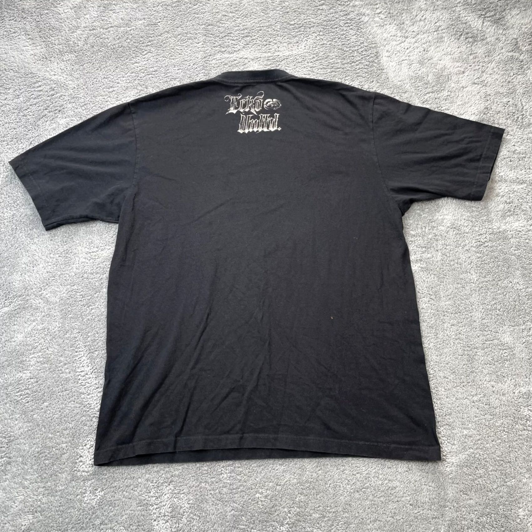 Ecko Unltd. VINTAGE Ecko Unltd. Shirt Mens 2XL Black Graphic Print Crew Neck Short Sleeve Hip Hop Baggy Streetwear Flames Dice Pattern Logo T-Shirt Size US XXL / EU 58 / 5 - 5 Thumbnail