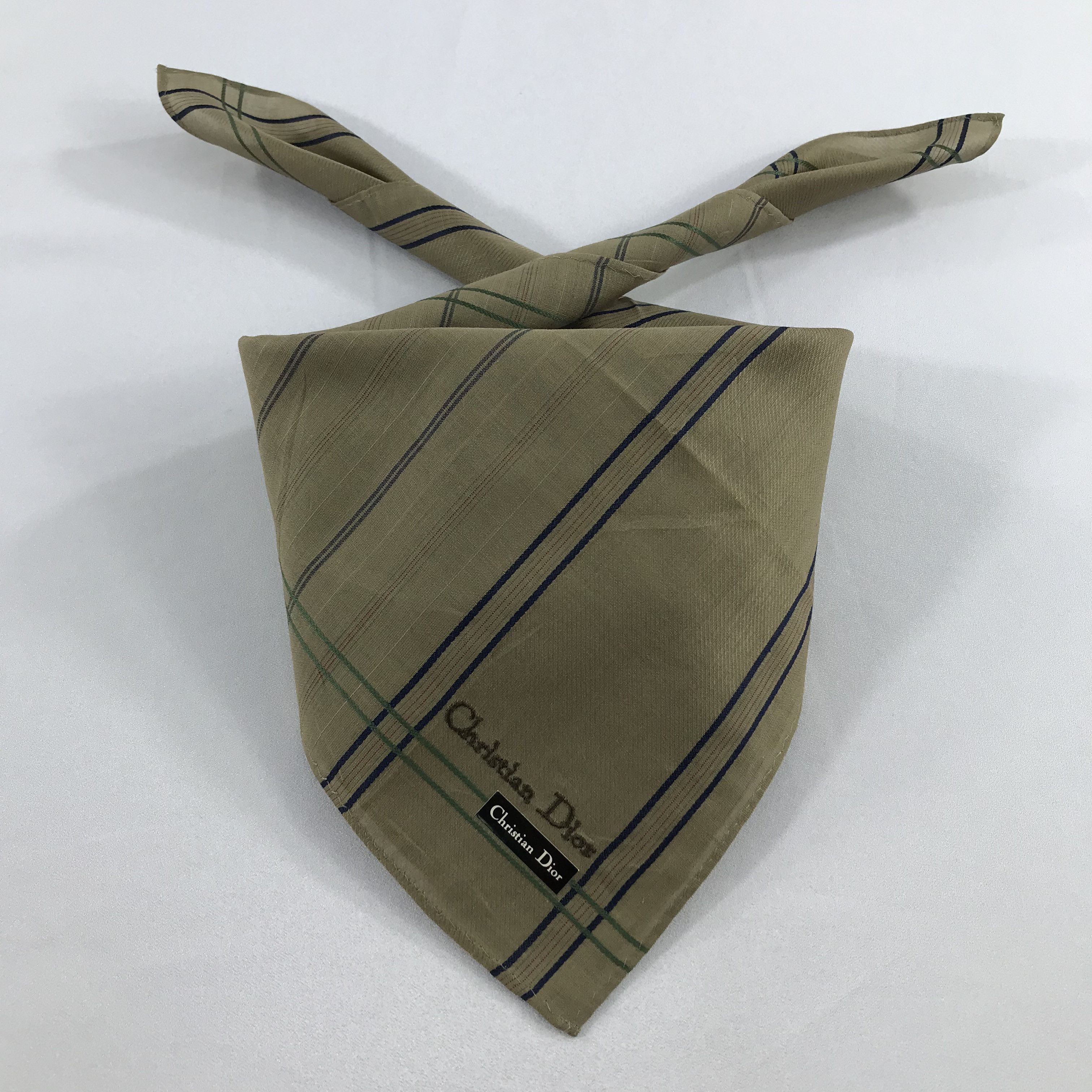 Vintage Christian Dior Bandana / Handkerchief / Neckerchief - S2036 Size ONE SIZE - 3 Thumbnail
