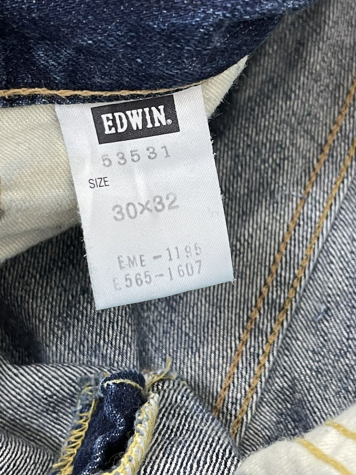 Edwin Flare Jeans Edwin Japan Faded Distress Boot Cut 7🟦9 Size US 32 / EU 48 - 19 Thumbnail