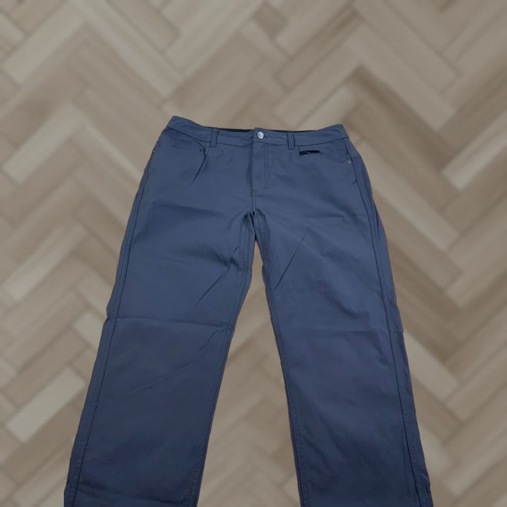 Vintage Western Rise Evolution Slim Pants Men 34x31 Gray Casual Outdoor Slim Chino Flat Front 11136 Size US 34 / EU 50 - 1 Thumbnail