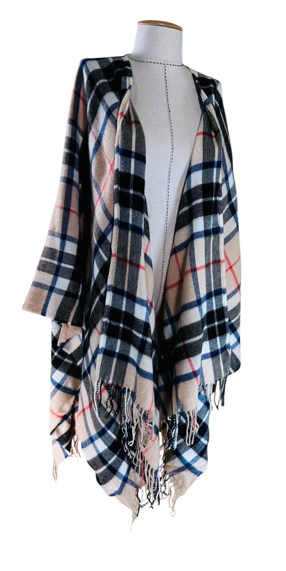 Other Lochcarron of Scotland Tartan Wool Poncho Size ONE SIZE - 5 Thumbnail