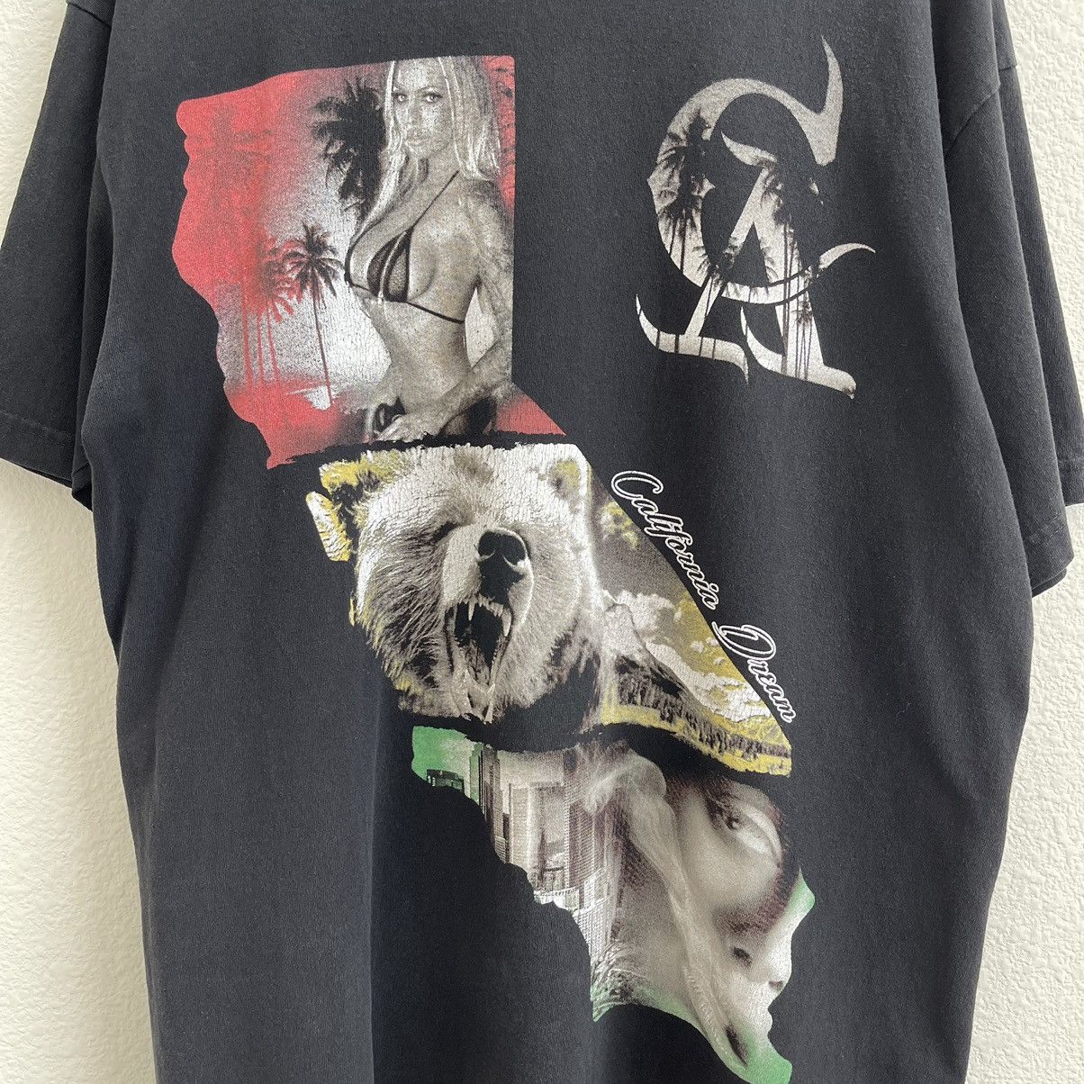 Other PRO TAG Vintage Black California Dream Edgy Graphic Tee Size US L / EU 52-54 / 3 - 6 Thumbnail