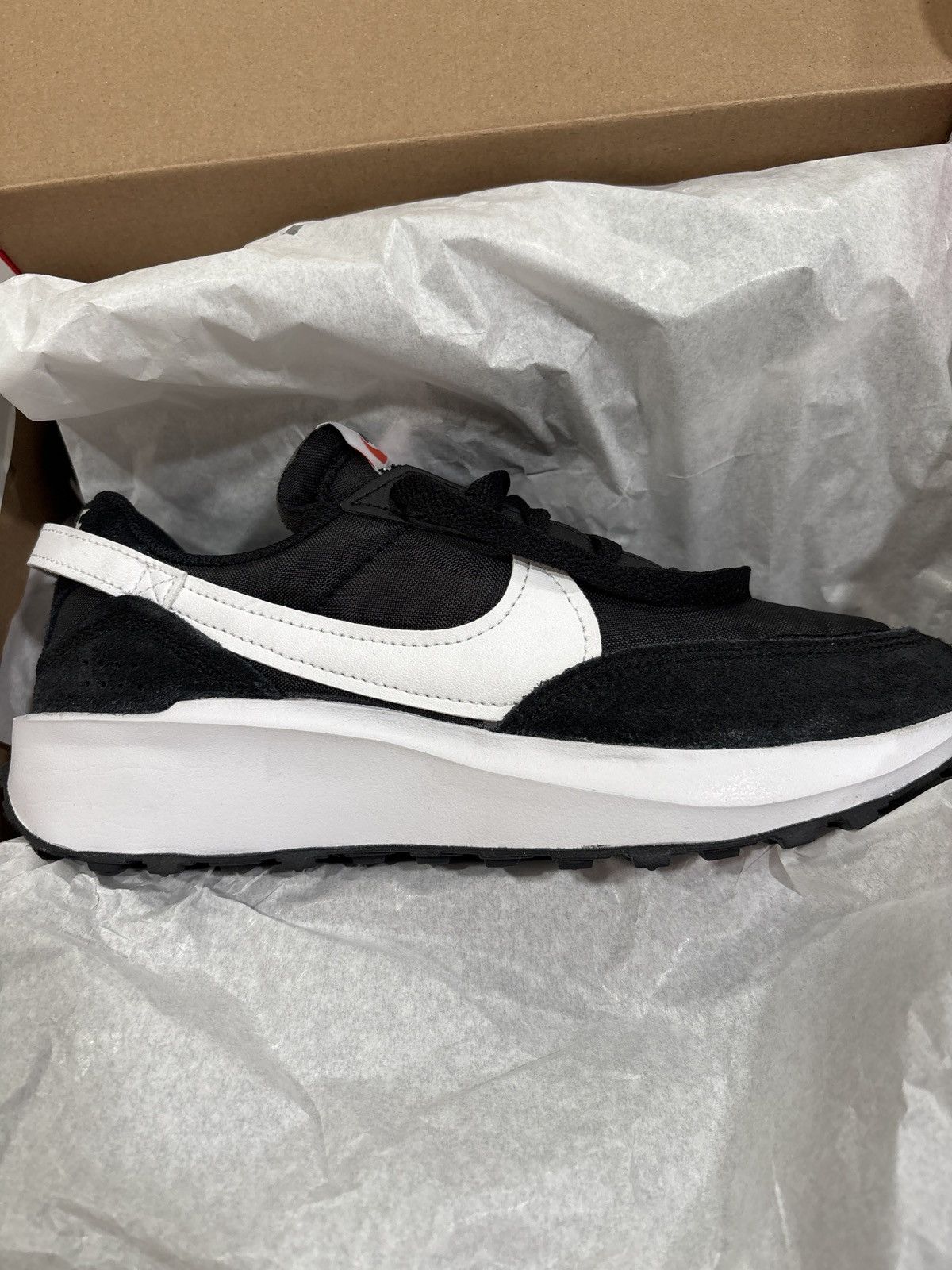 Nike Nike Air Waffle LD trainers in black and white Size US 6.5 / IT 36.5 - 7 Thumbnail