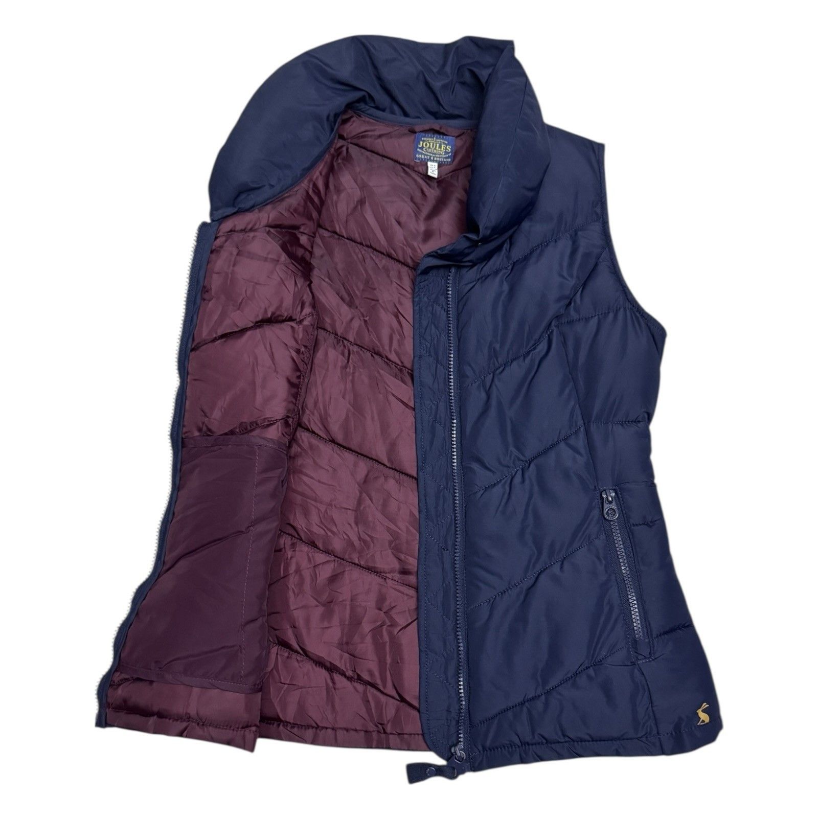 Other JOULES Luxury Blue Equestrian Winter Puffer Vest Size 4 Size S / US 4 / IT 40 - 4 Thumbnail