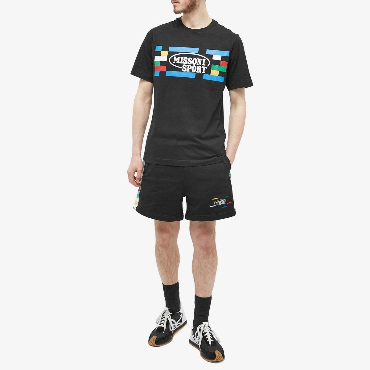 Missoni o1y0225 Logo Crewneck T-Shirt in Black Size US XS / EU 42 / 0 - 5 Thumbnail