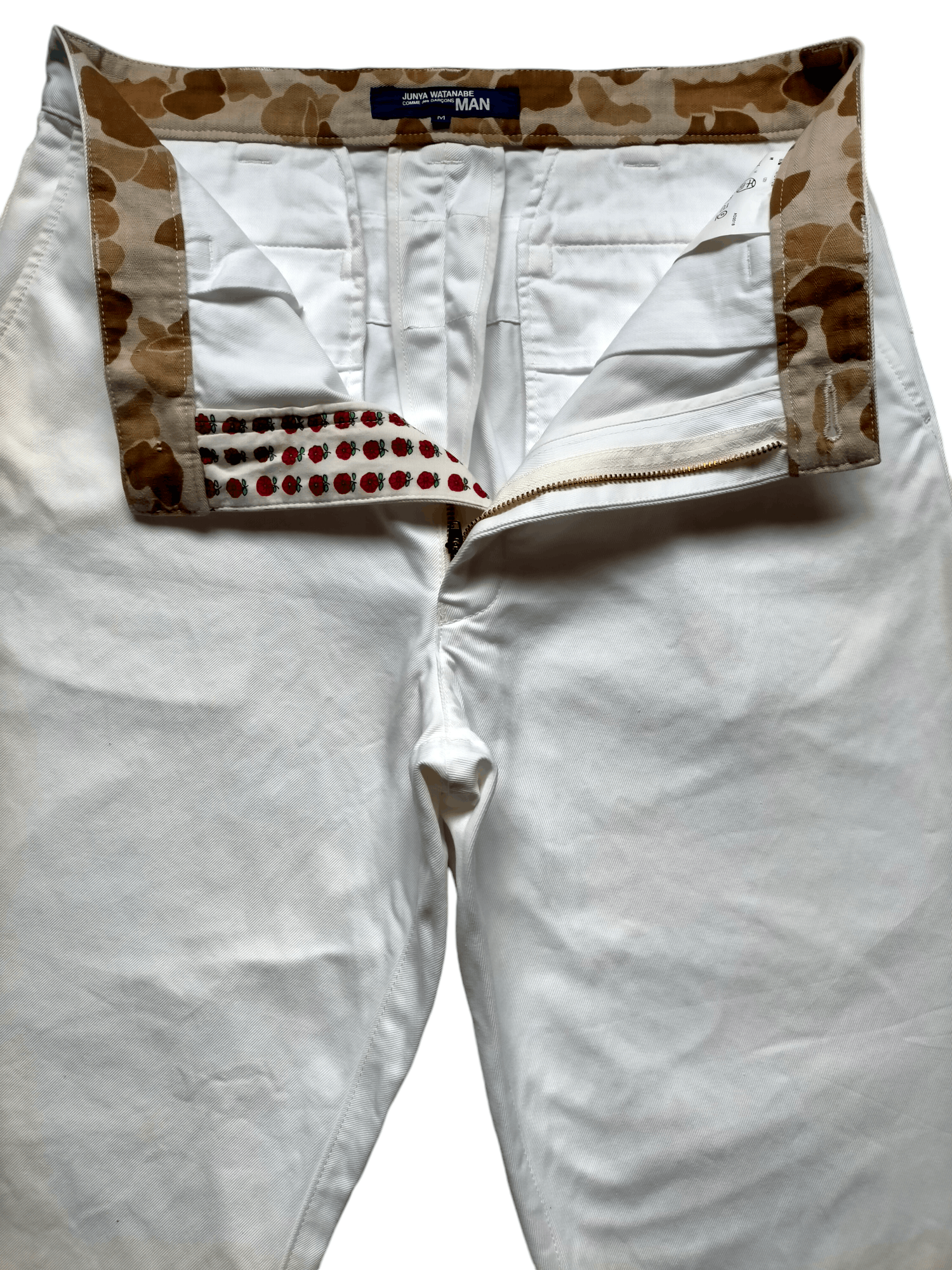 Comme des Garcons Junya Watanabe Comme des Garcons Baggy Trouser White Pants Size US 32 / EU 48 - 1 Thumbnail