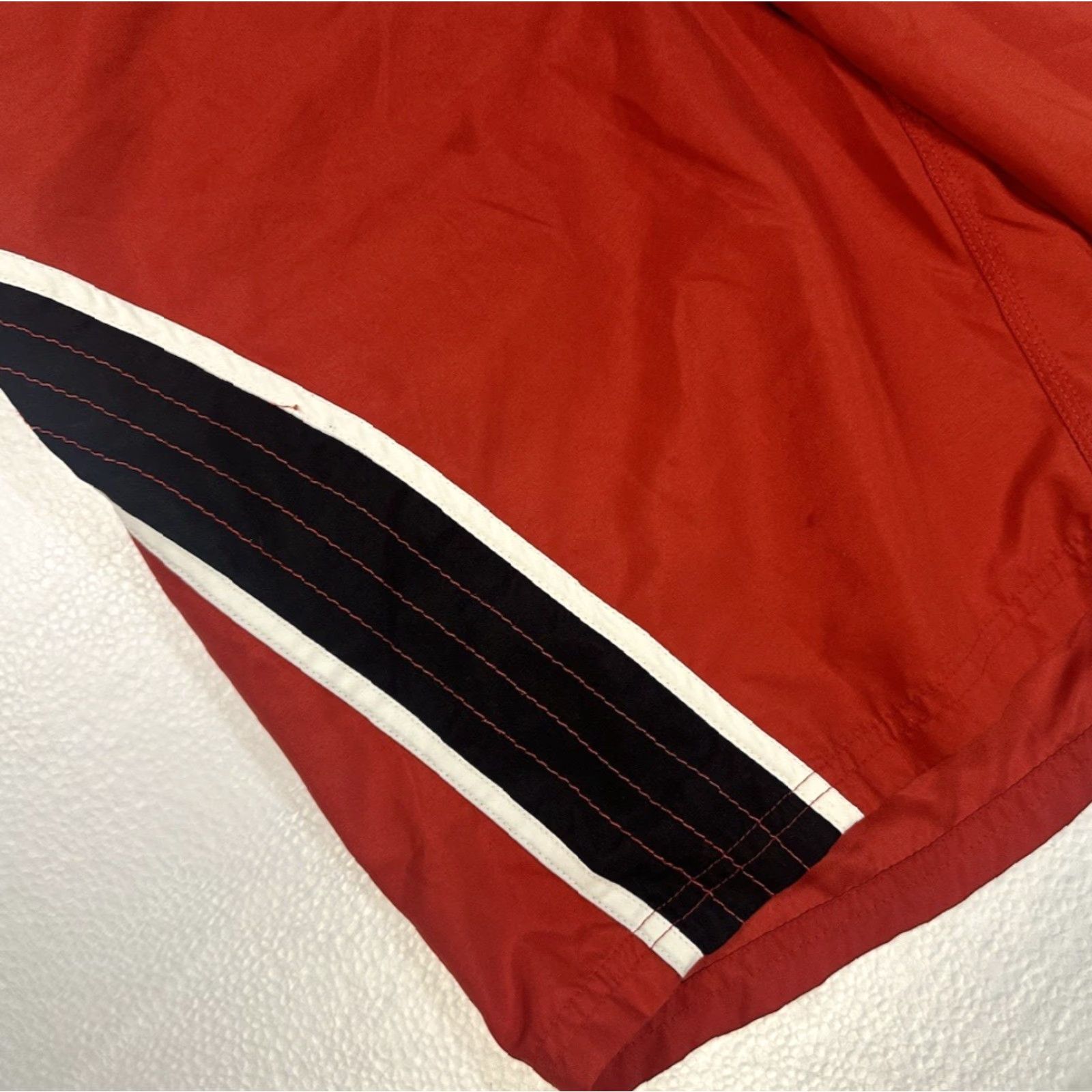 Nike Nike Red Black Men's Swim Trunks Size L Pockets - Vintage Nike Swim Shorts Size US 33 - 6 Thumbnail