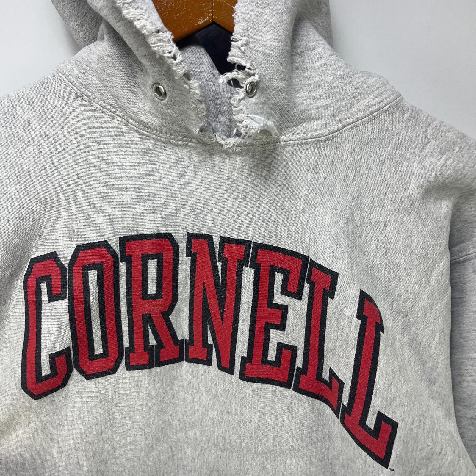 Other Vintage 90s Cornell University Reverse Weave Hoodie L Size ONE SIZE - 3 Thumbnail