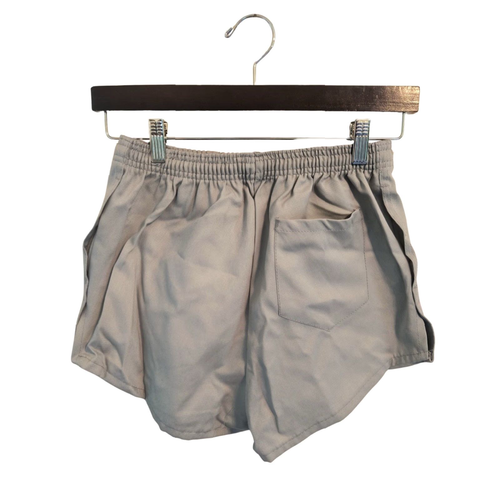 Augusta Sportswear VINTAGE Augusta Sportswear Mens Gym Shorts S Gray 90s Deadstock NWOT Athletic 50/50 Cotton Poly Elastic Drawstring Waist Pockets Made in USA Size US 29 - 6 Thumbnail