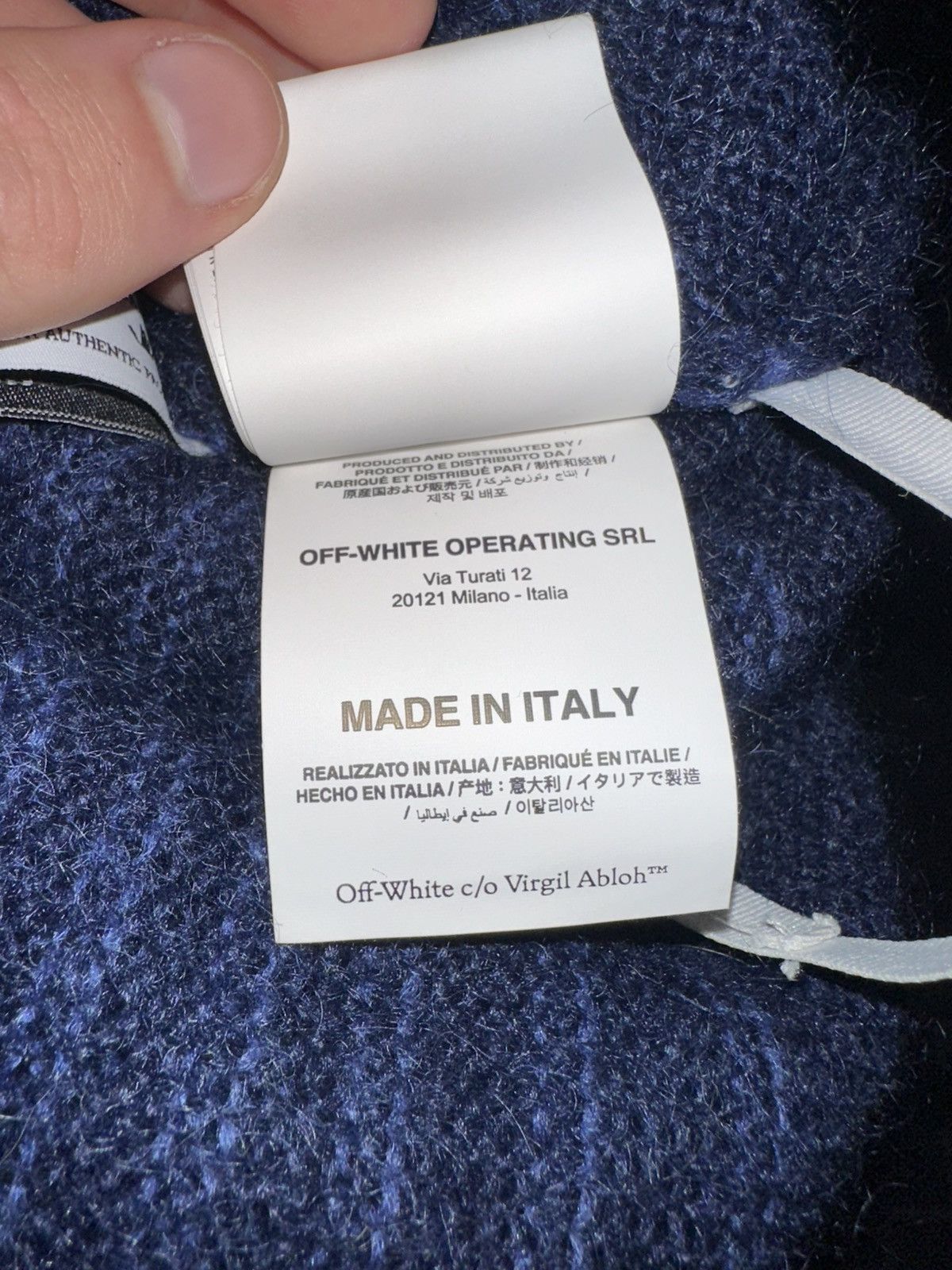Off-White Off White Mohair Crewneck Size US L / EU 52-54 / 3 - 6 Thumbnail