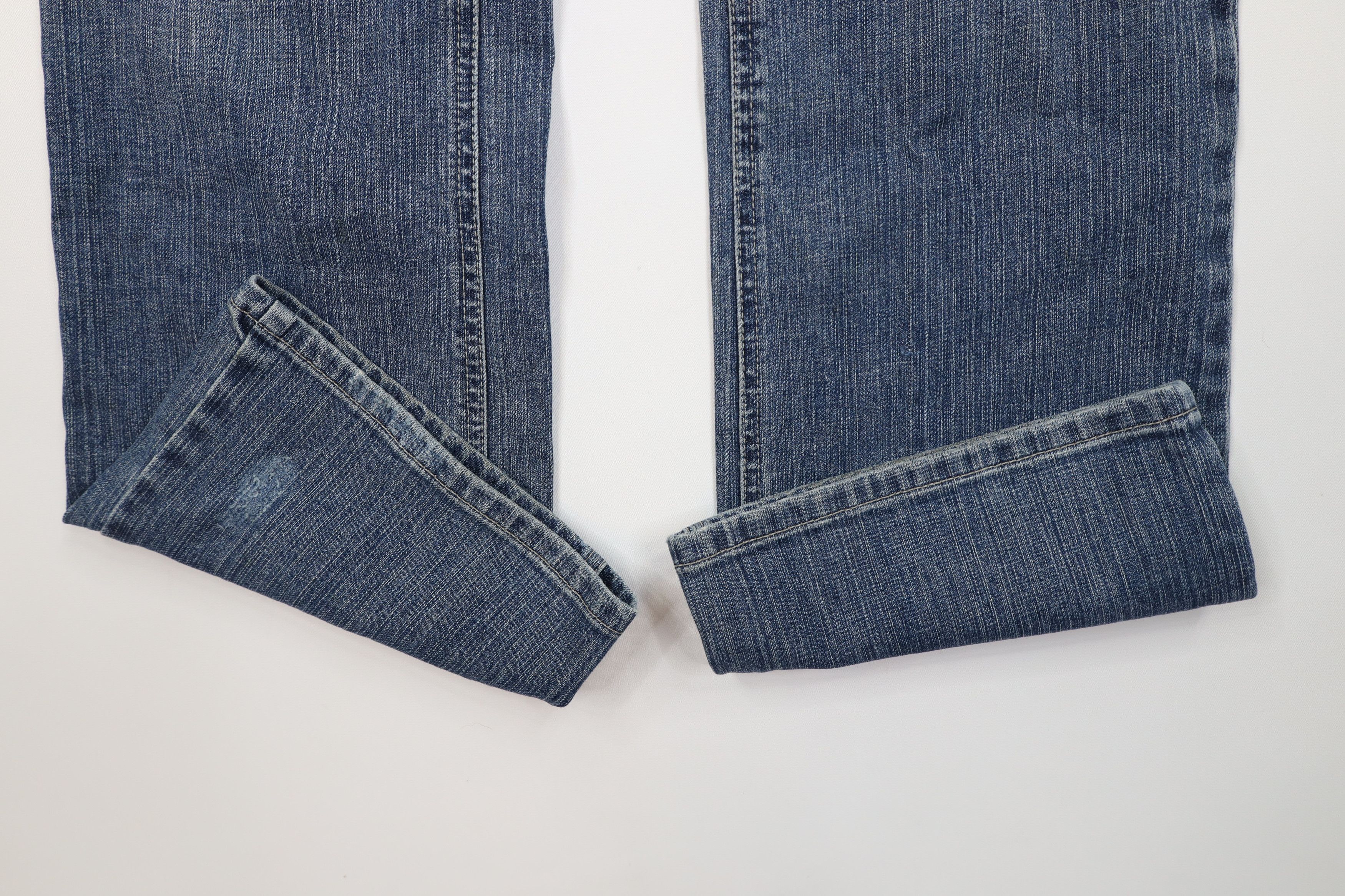 Vintage Vintage Y2K Babydoll Streetwear Wide Leg Denim Jeans Blue Size 32" / US 10 / IT 46 - 5 Thumbnail