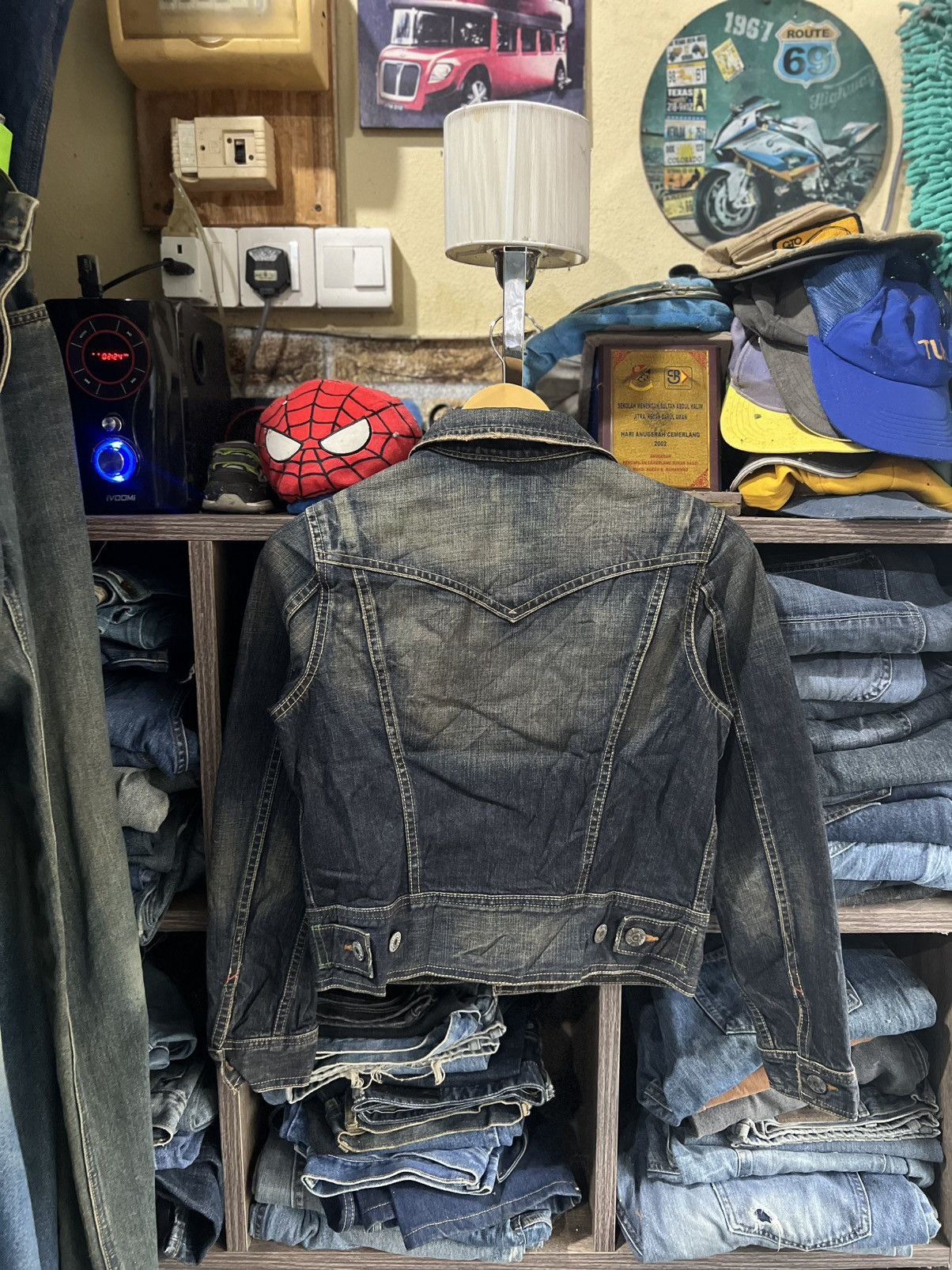 Levi's 🔥Vintage Levis Redloop Denim Jacket Size S / US 4 / IT 40 - 3 Thumbnail