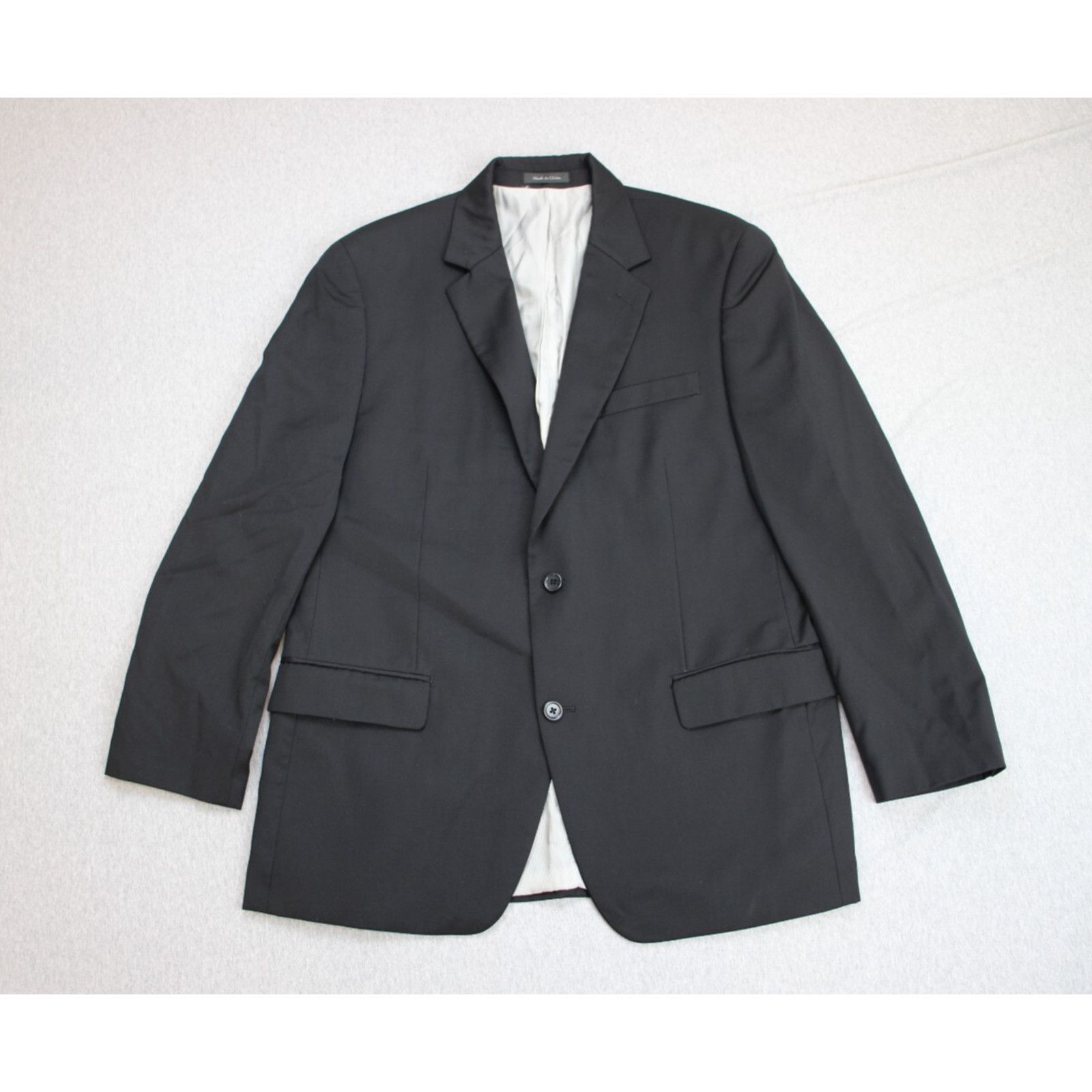 Michael Kors Michael Kors Blazer Mens 42R Black 2 Button Notch Lapel Size 42R - 1 Thumbnail