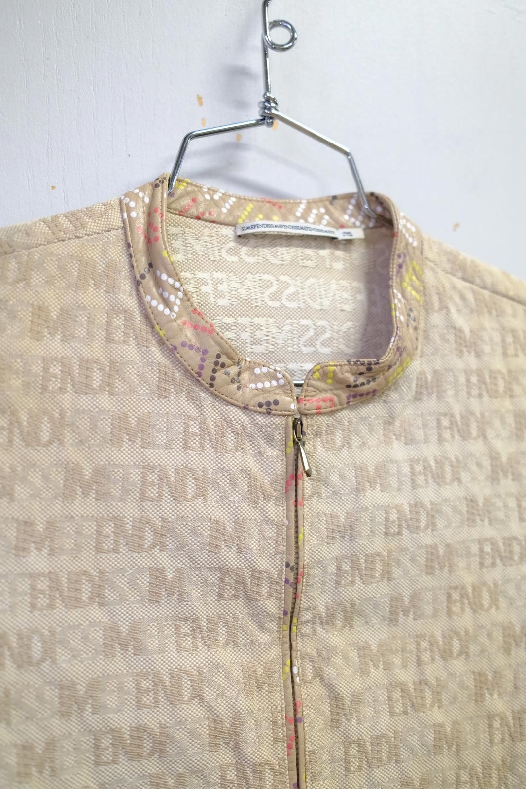 Other 90's Fendissime Monogram Script Biker Jacket Size M / US 6-8 / IT 42-44 - 3 Thumbnail