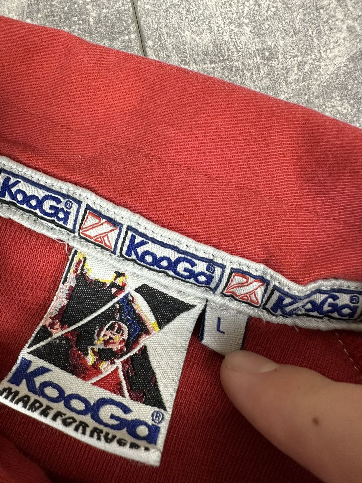Other Kooga Llaneli RFC Scarlet Rugby Jersey Size US L / EU 52-54 / 3 - 10 Thumbnail