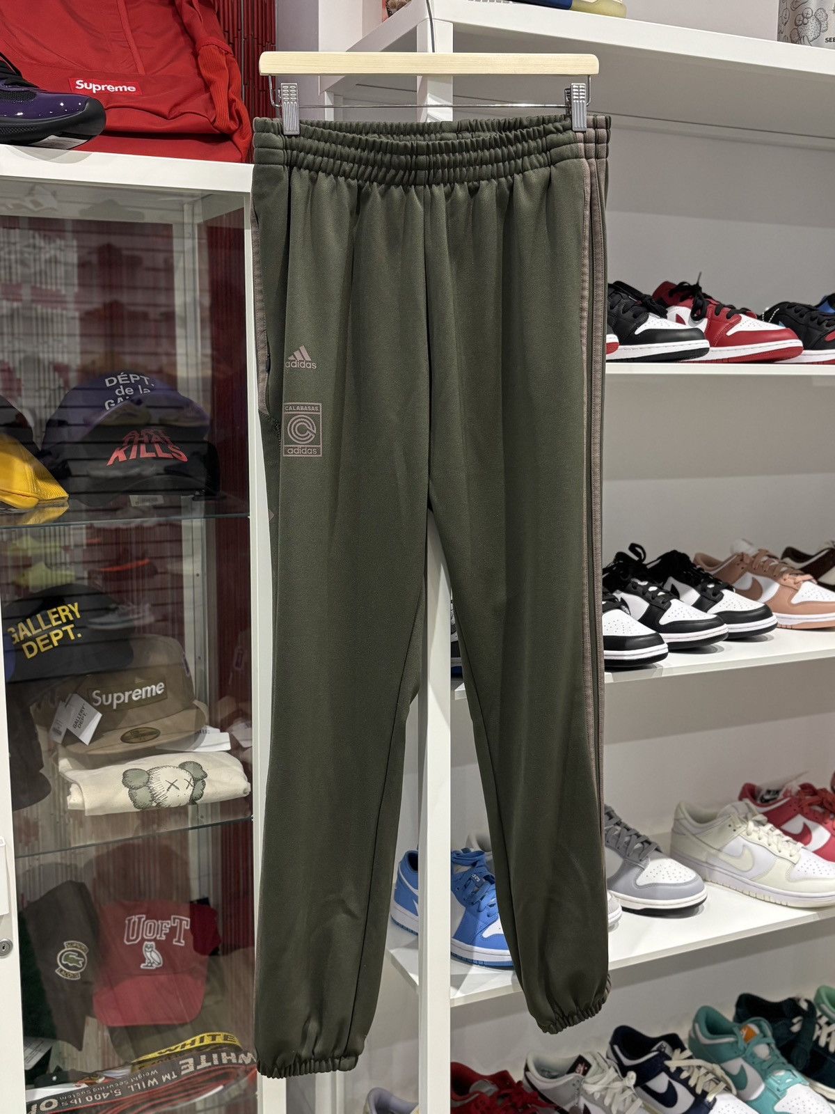Adidas Adidas Yeezy Calabasas Track Pants Core Mink Size US 34 / EU 50 - 1 Thumbnail