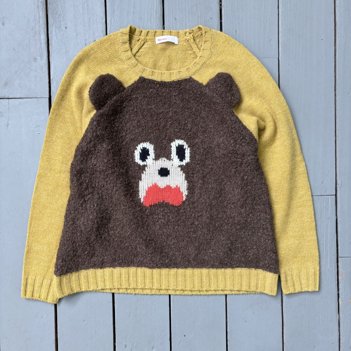 Ne-Net Ne-Net Bear Sweater Size US M / EU 48-50 / 2 - 1 Thumbnail