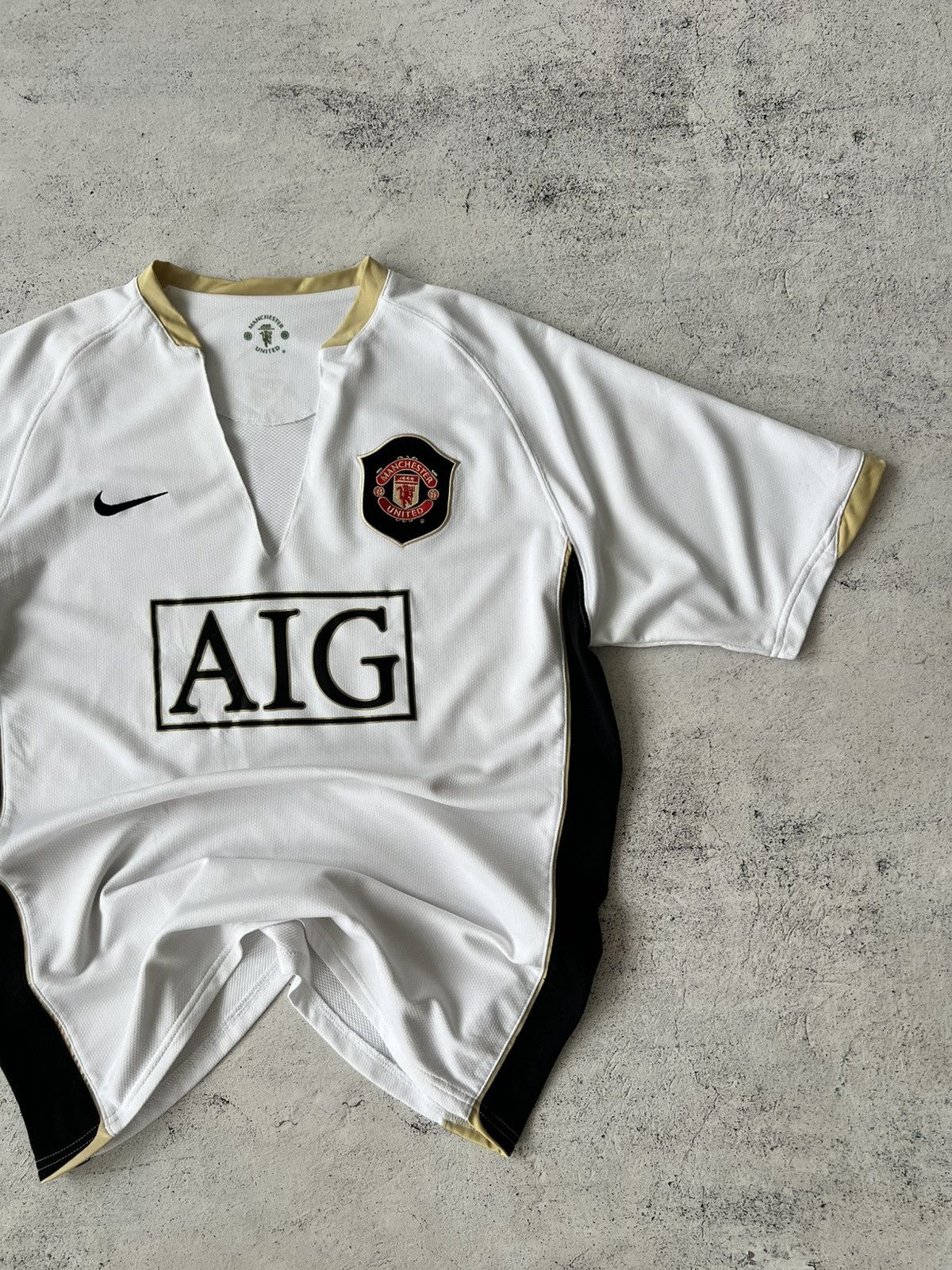 Nike 🩸RARE🩸Nike Manchester United 2006/2007 Away Vintage Jersey Size US L / EU 52-54 / 3 - 3 Thumbnail