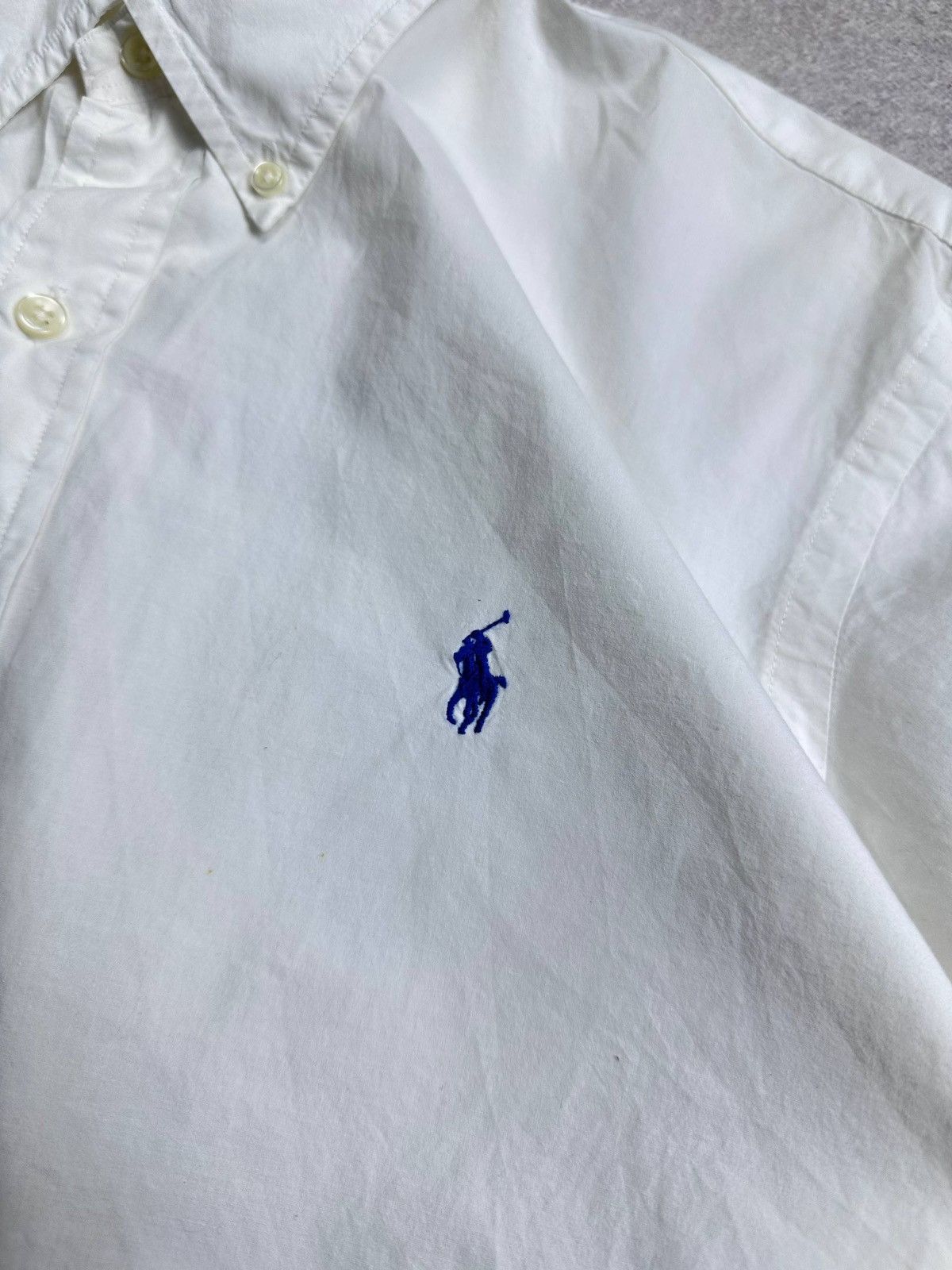 Polo Ralph Lauren Vintage 90s Polo Ralph Lauren White Shirt L Size US L / EU 52-54 / 3 - 3 Thumbnail