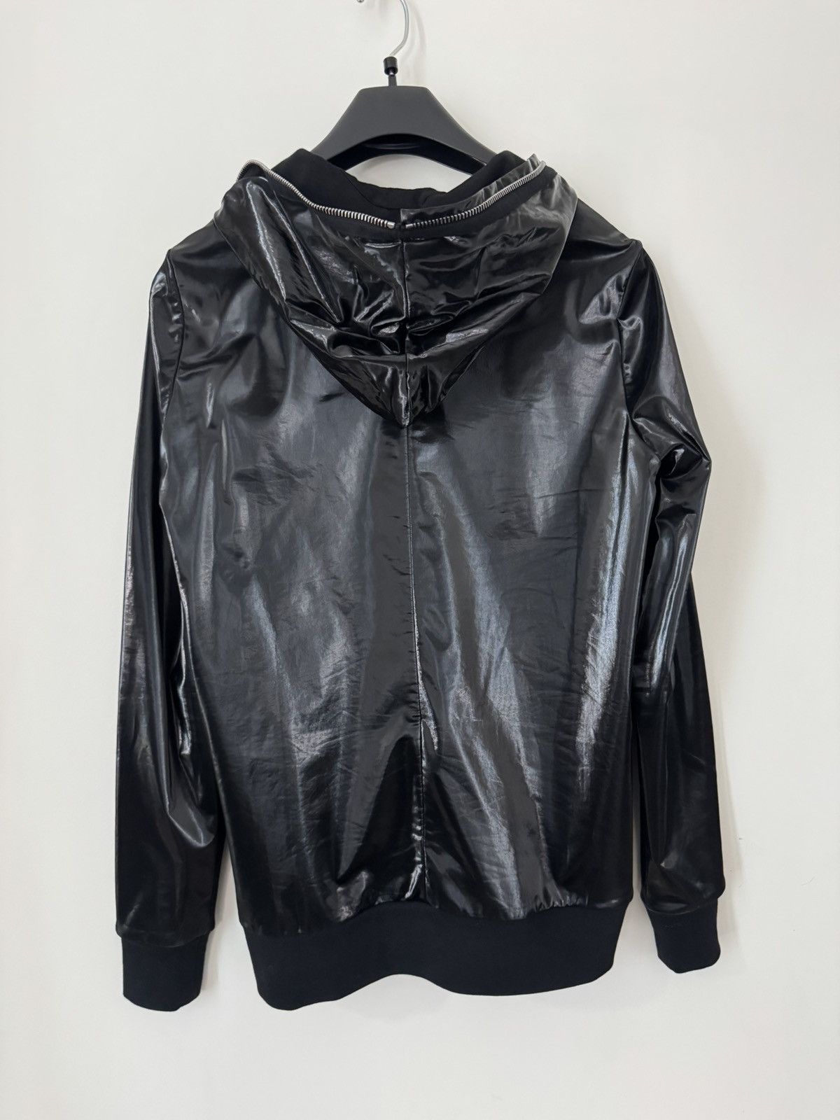 Rick Owens Drkshdw Rick Owens DRKSHDW Shiny Zip Jacket Size US L / EU 52-54 / 3 - 3 Thumbnail