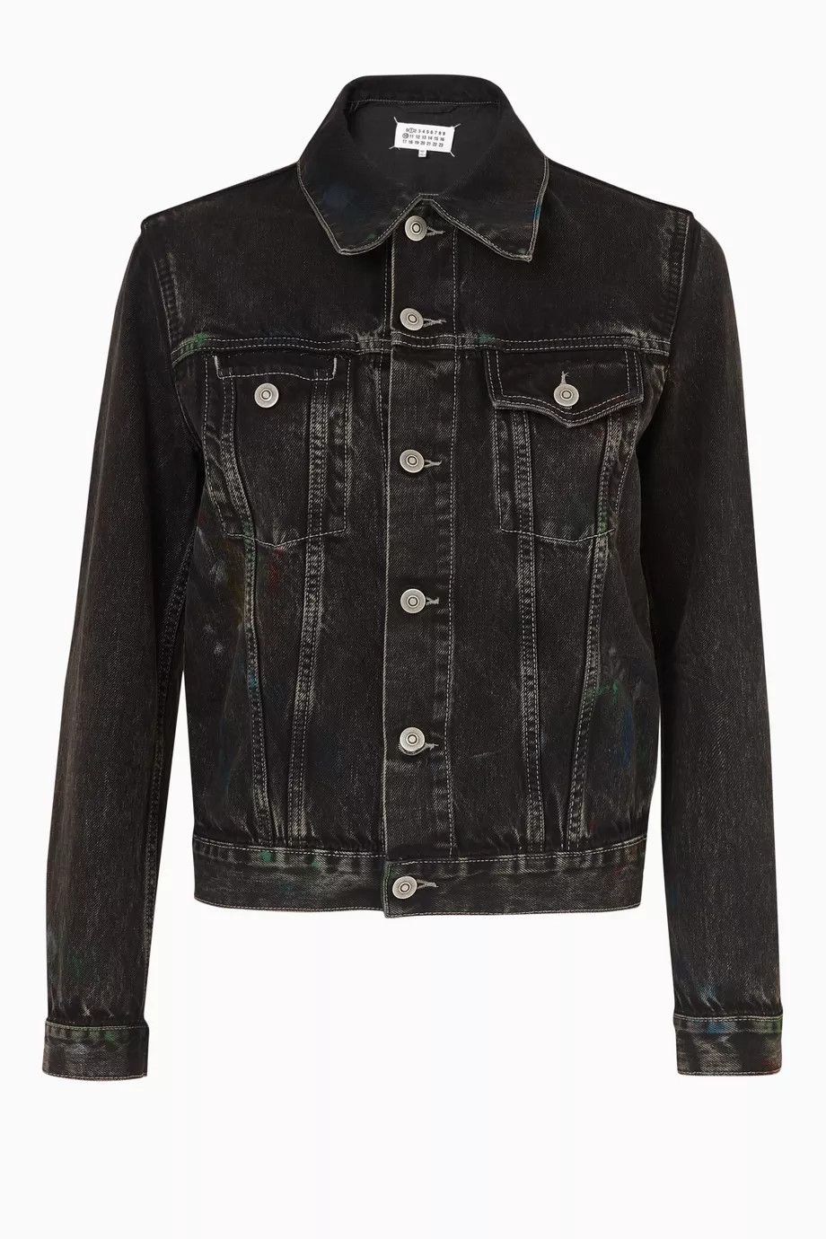 Maison Margiela o1y0625 Denim Jacket in Black Size XS / US 0-2 / IT 36-38 - 1 Thumbnail