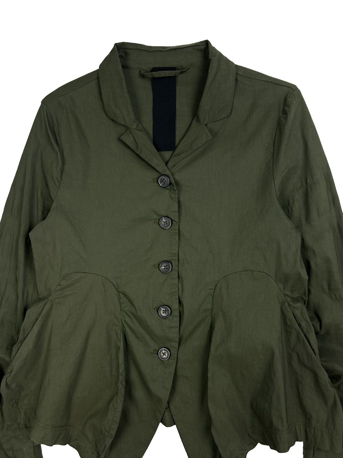 Rundholz rare Rundholz Women’s Linen Blend Avant Garde Blazer Jacket Size XS / US 0-2 / IT 36-38 - 6 Thumbnail