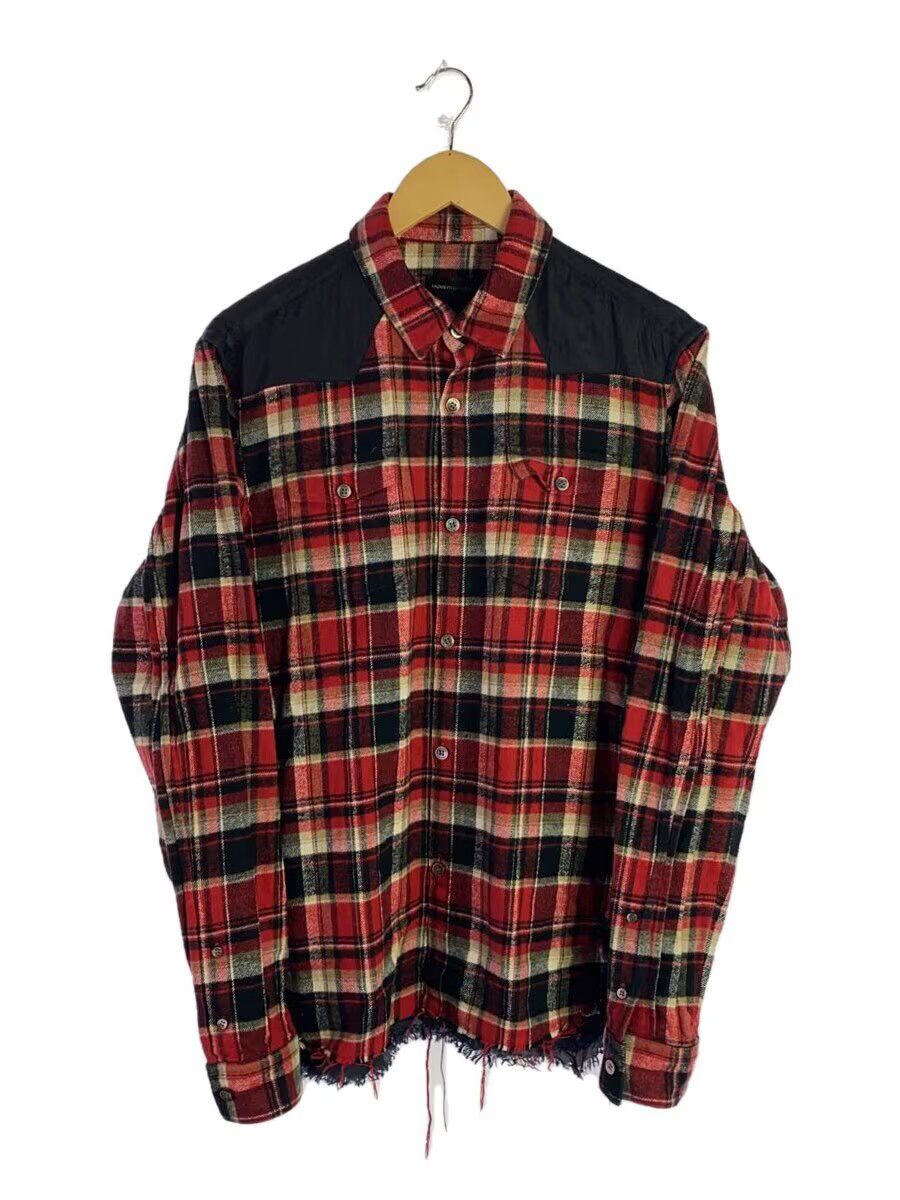 Undercover Distressed Flannel Shirt Size US XL / EU 56 / 4 - 1 Thumbnail