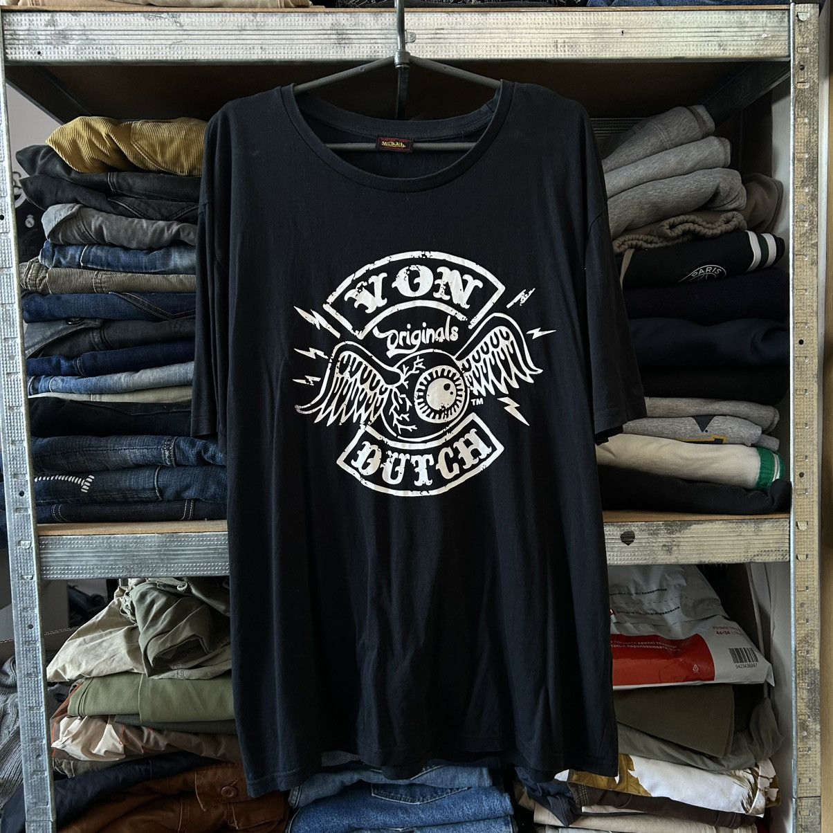 Von Dutch Designer Von Dutch Big Eyes Logo japan y2k opium tee Size US L / EU 52-54 / 3 - 1 Thumbnail