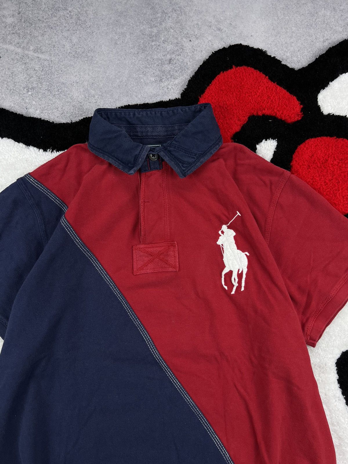 Ralph Lauren Vintage Polo Ralph Lauren Yacht Club Chief Keef Style Polo Size US L / EU 52-54 / 3 - 4 Thumbnail