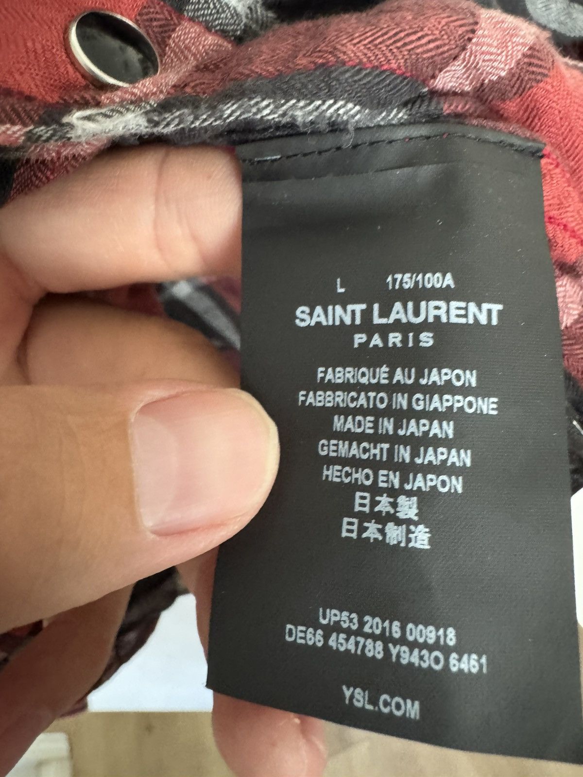 Saint Laurent Paris SS16 Surf Sound Flannel Size US L / EU 52-54 / 3 - 3 Thumbnail