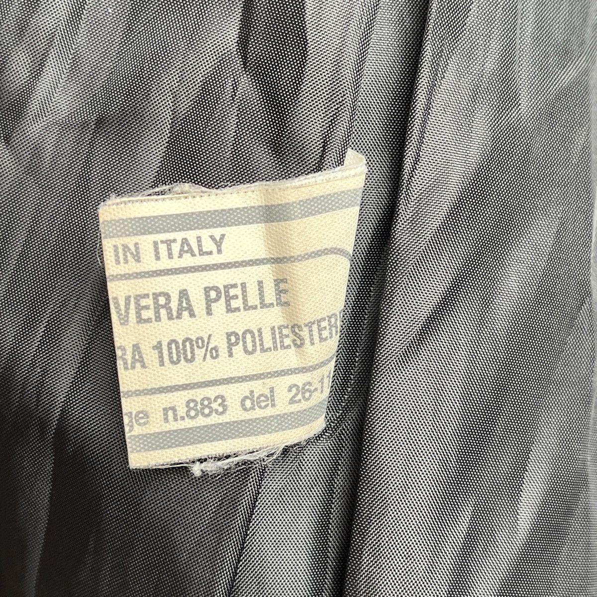 Leather × Vera Pelle Vintage Vera Pelle Long Coat Designer Leather Jacket Italy Size US S / EU 44-46 / 1 - 18 Thumbnail