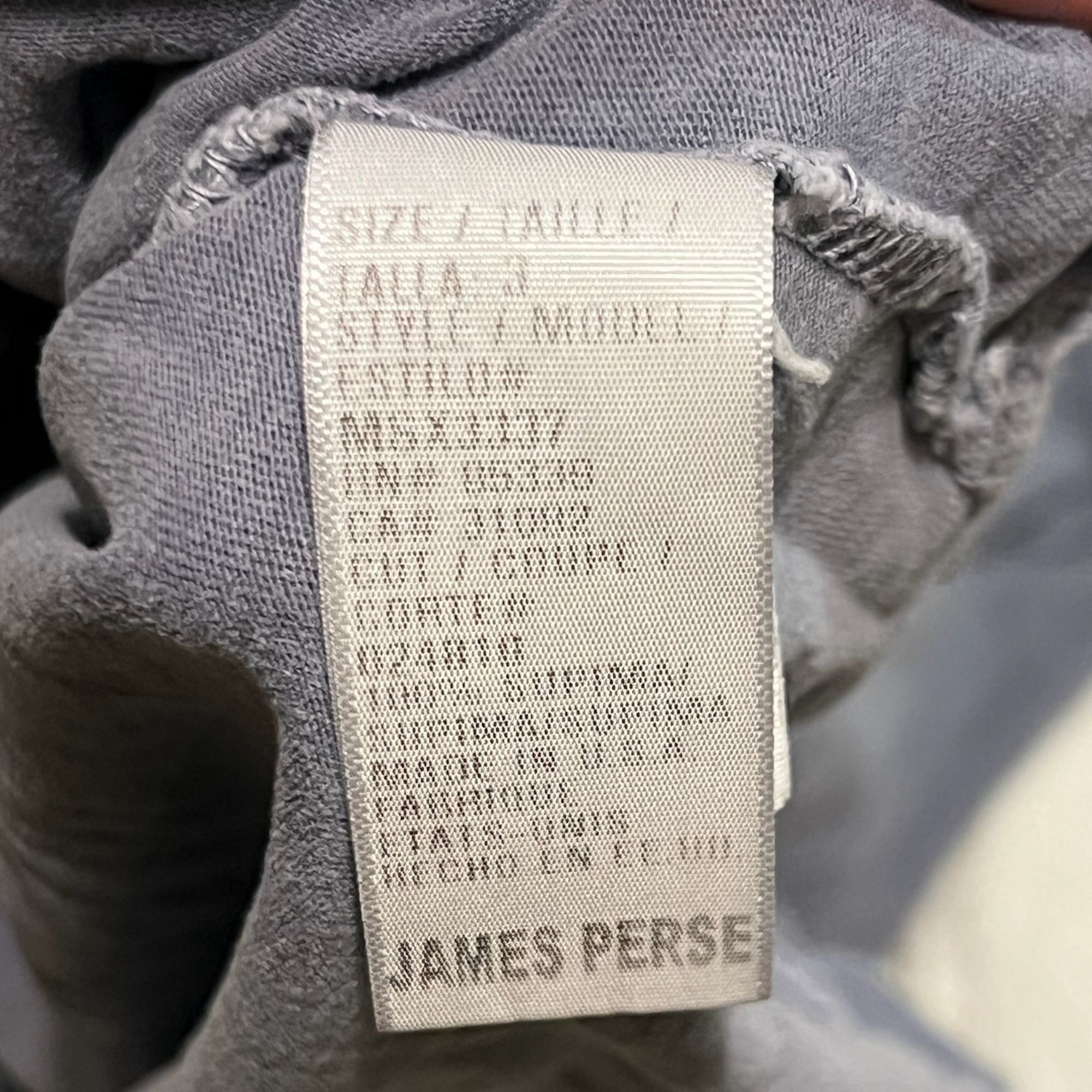 James Perse James Perse Standard Polo Shirt Gravel Gray Casual Fit Size Size US XXS / EU 40 - 5 Thumbnail